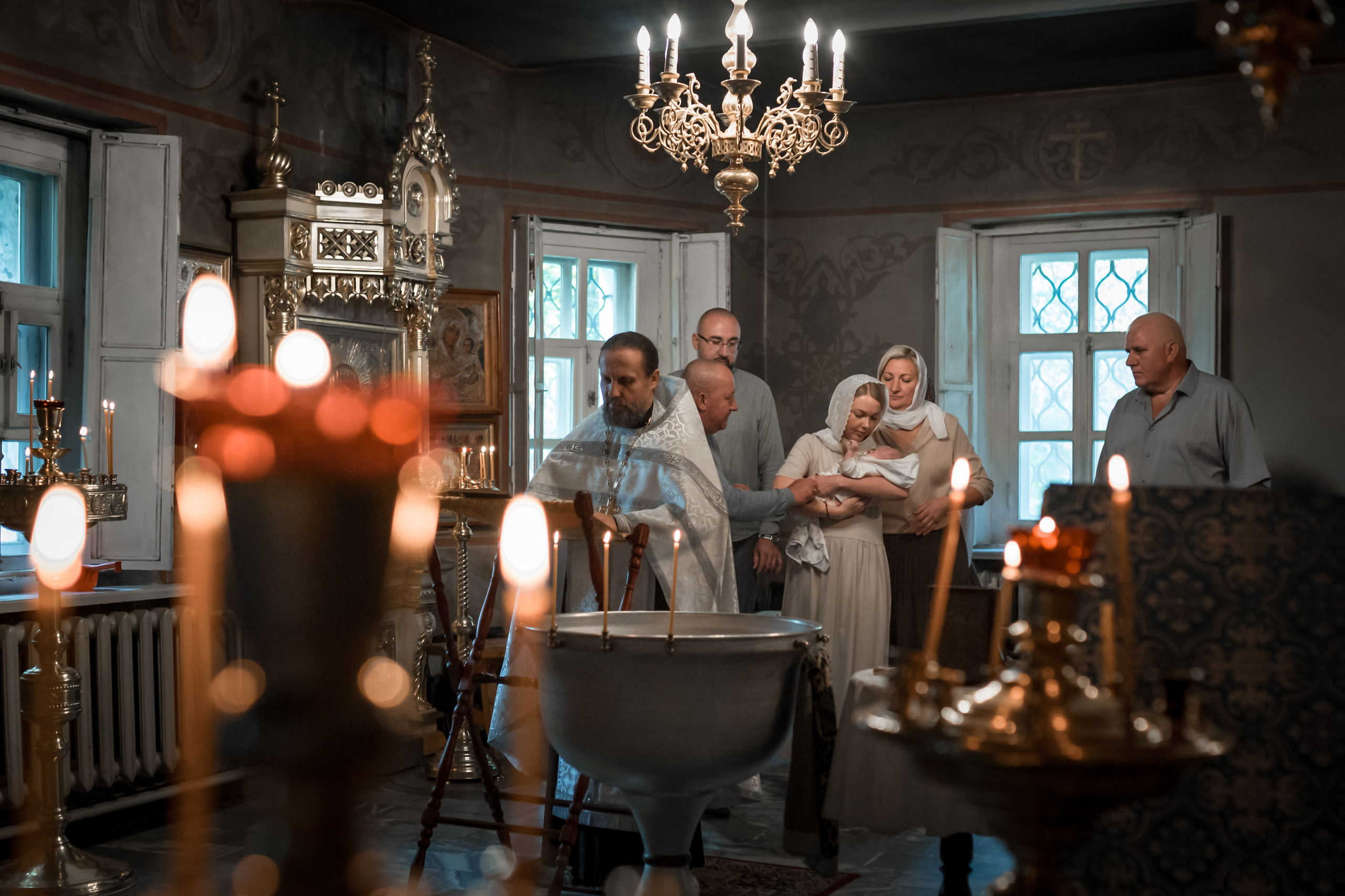 Крещение Ивана (Одинцово. Преображенская церковь в Юдино). Фотограф Стеценко Наталия. Одинцово, Москва, Московская область