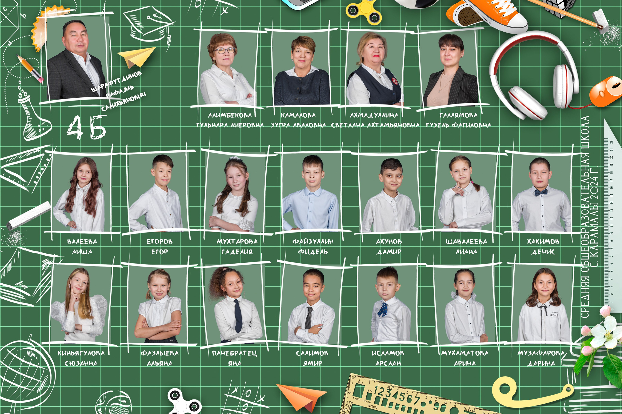 Общие фотографии и портретка 4Б. Школьный-дошкольный фотограф в Уфе и Башкирии Вильданов Руслан