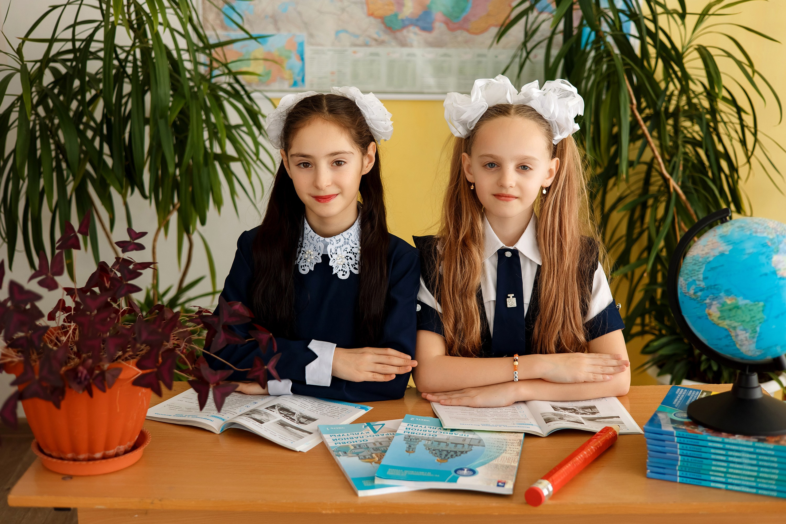 4 класс с. Барабаш. Фотограф Любовь Корниенко, Примоский край