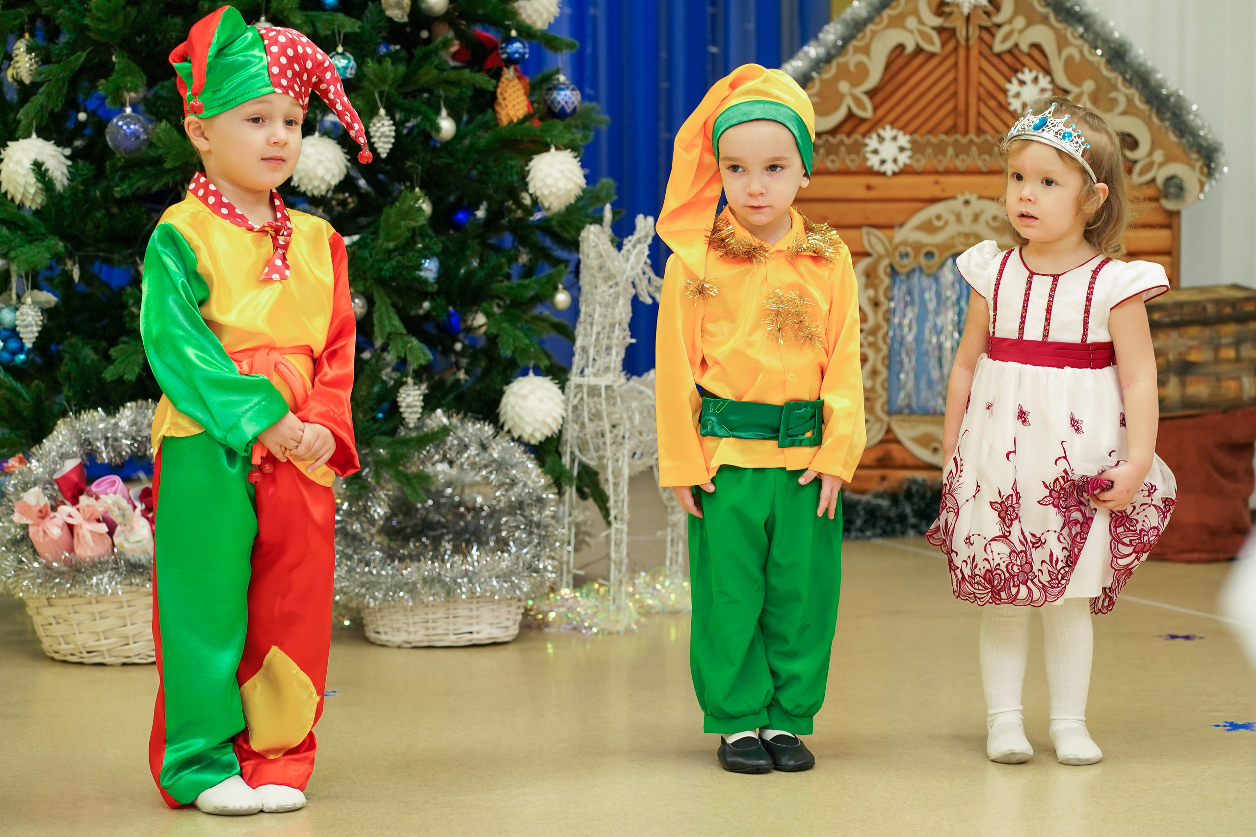 Новогодний утренник в садике. Семейный и портретный фотограф в Екатеринбурге Анна Лобанова