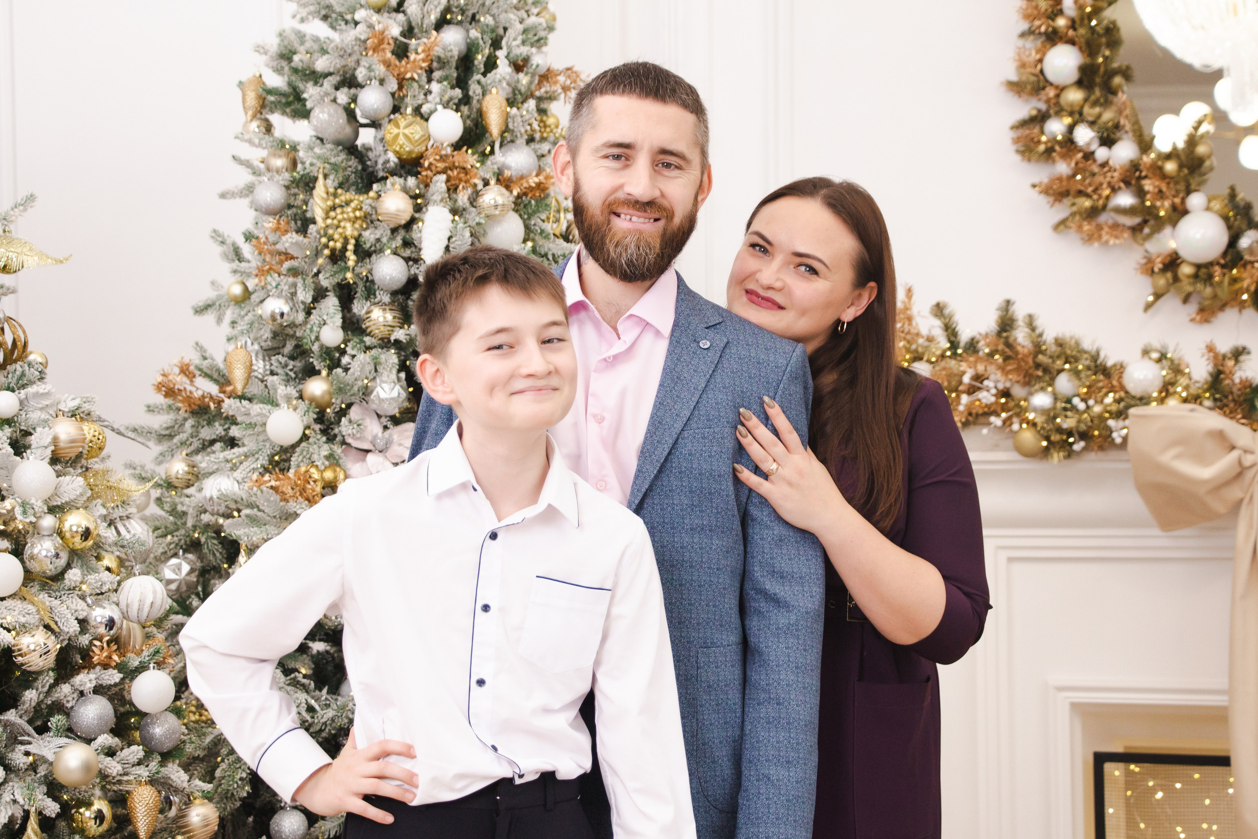 Тепло большой семьи — семейная фотосессия в студии, Екатеринбург. Фотограф в Екатеринбурге Пойгина Елена