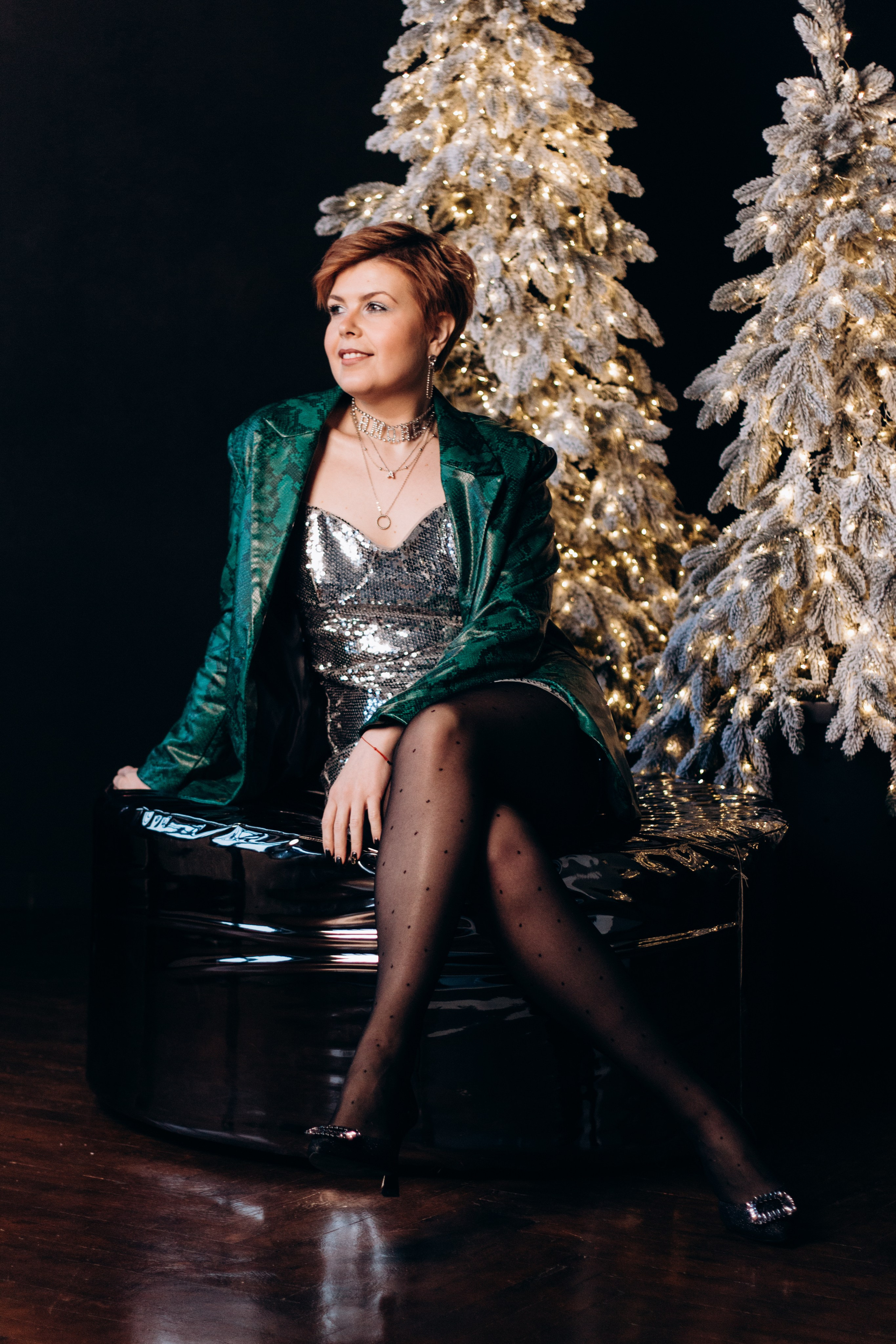 Анастасия. Портрет в студии. Новогодняя фотосессия Екатеринбург. Фотограф в Екатеринбурге Пойгина Елена