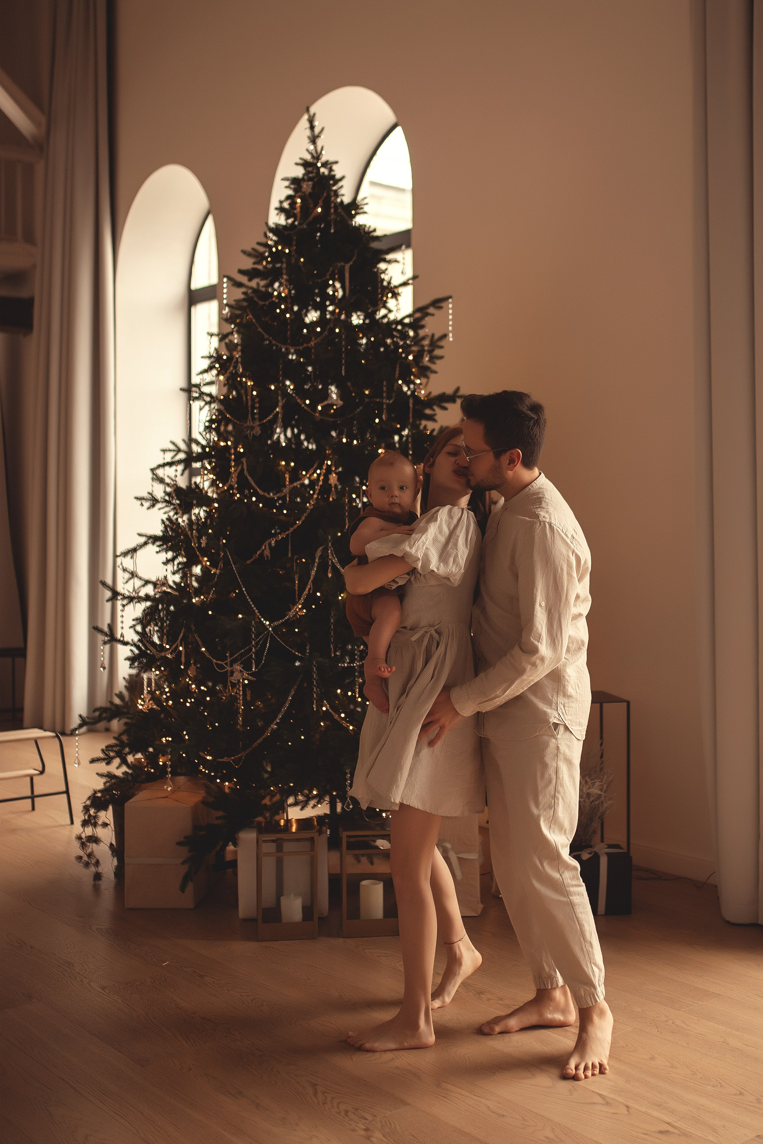 Семейная новогодняя история. Фотограф в Москве. Елизавета Косицына