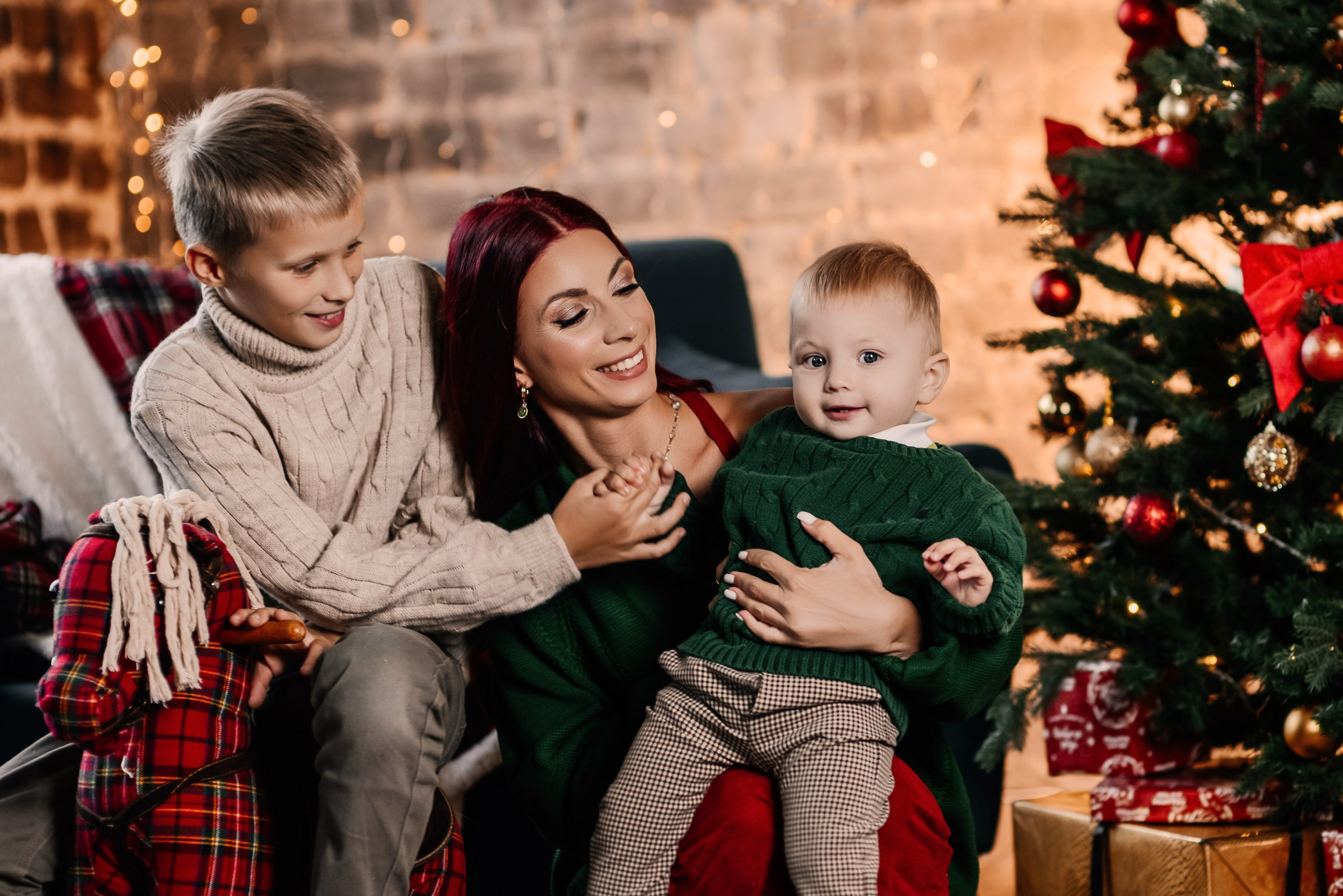 Семейная новогодняя съемка. Свадебный, семейный и репортажный фотограф Наталья Новикова