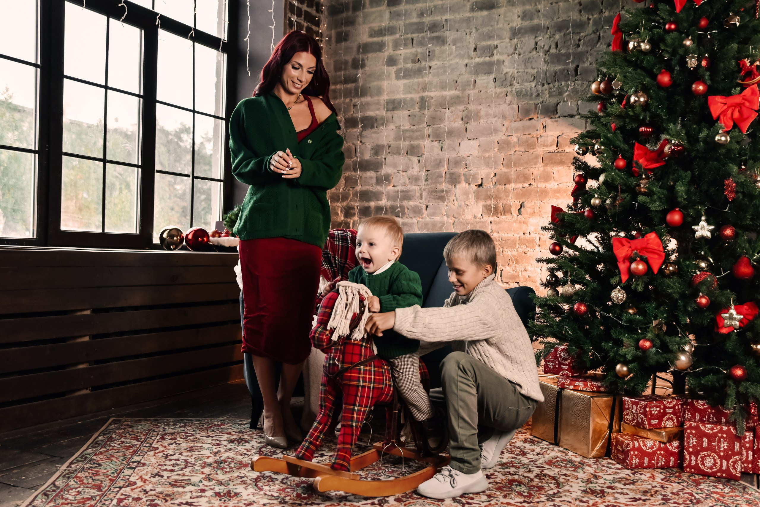 Семейная новогодняя съемка. Свадебный, семейный и репортажный фотограф Наталья Новикова