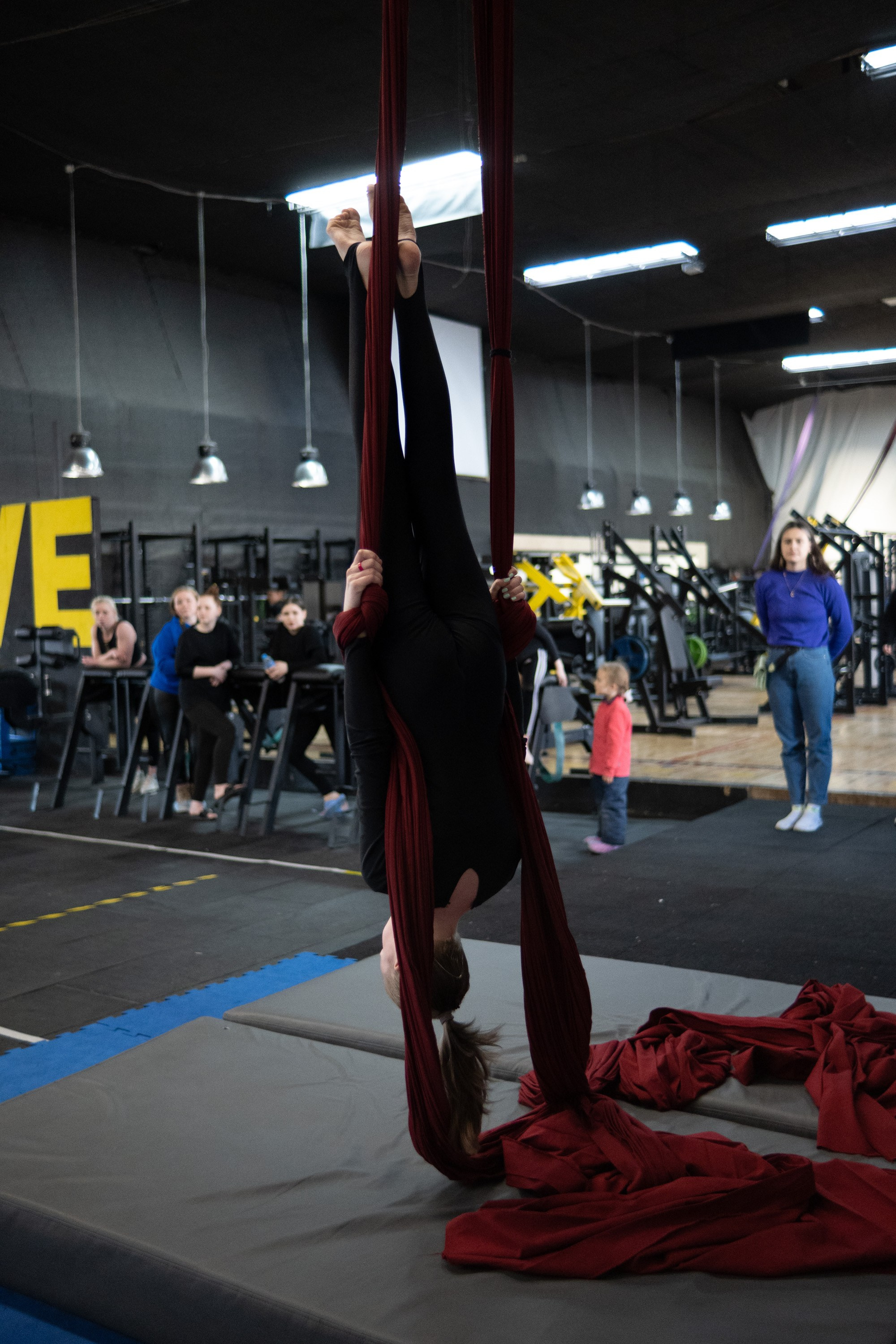 Внутриклубные соревнования по воздушной гимнастике 02.04.23