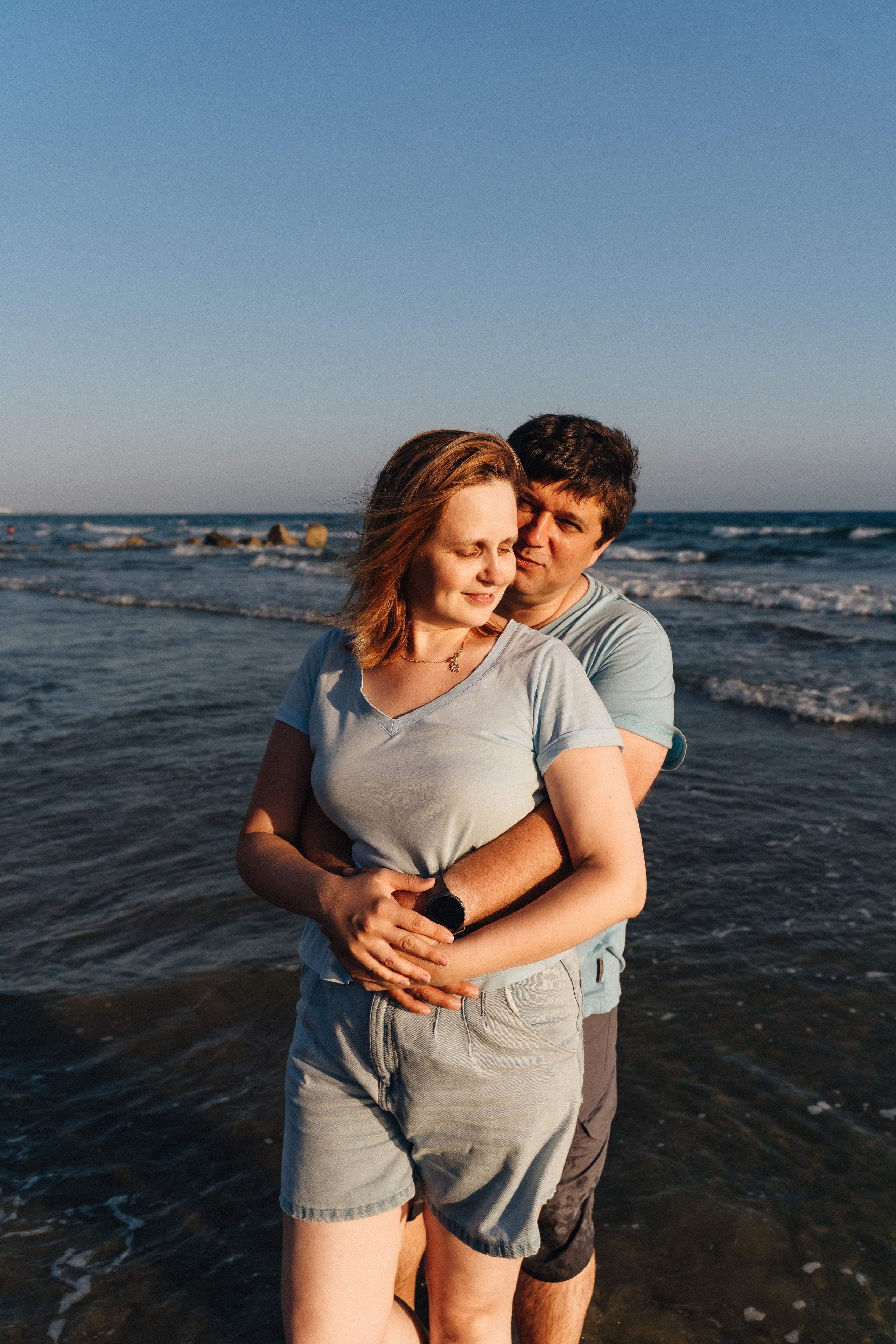 Владимир и Екатерина. Закат на пляже. Свадебный и семейный фотограф Ирина Чернова