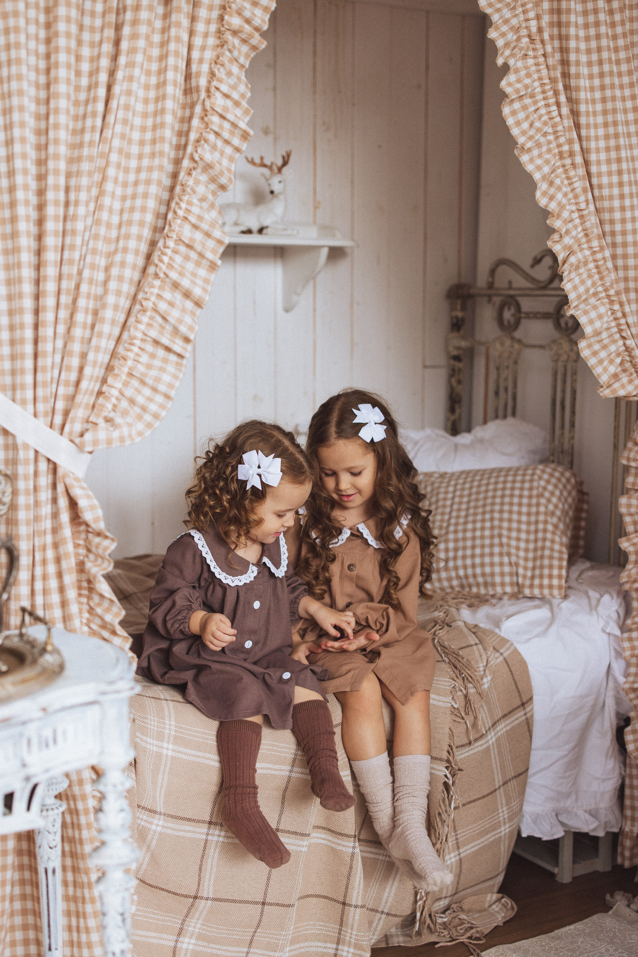 Новогодняя фотосессия в стиле Винтаж. Семейный и детский фотограф в Краснодаре Анна Трашкова