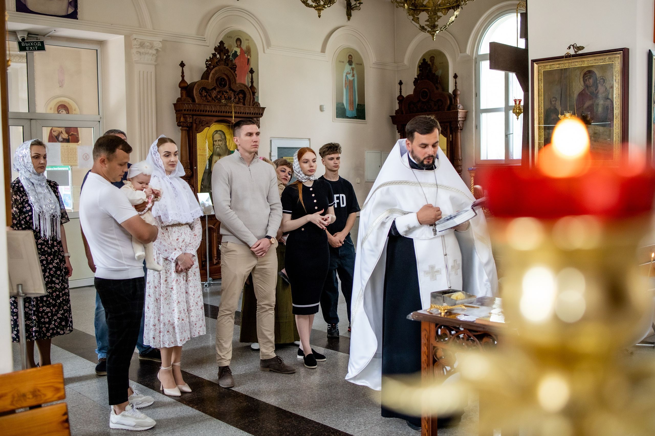 Крещение Софии. Фотограф Надежда Лукьянова