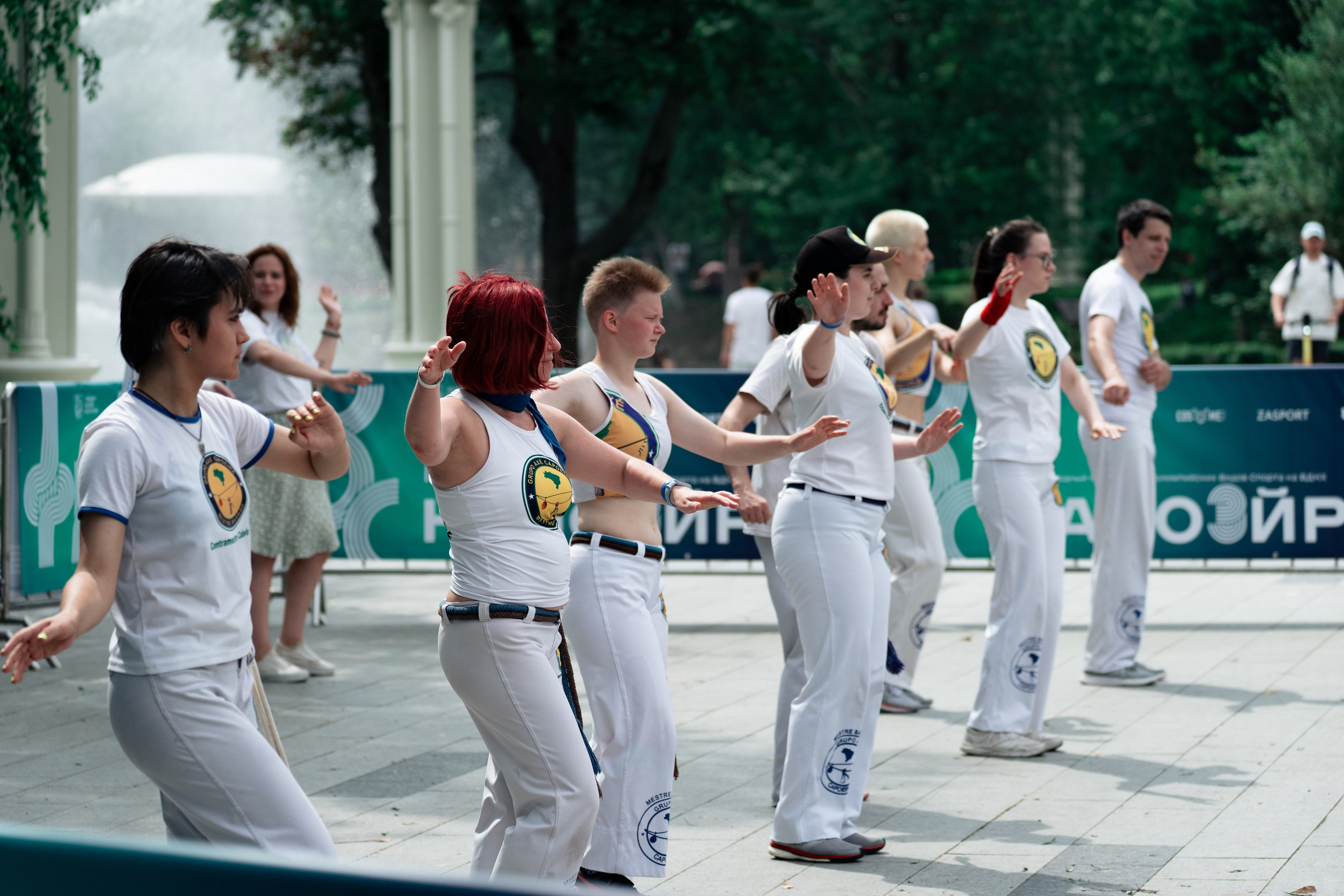 Открытый класс AXE Capoeira на фестивале неолимписких видов спорта на ВДНХ 2025 г:. Фотограф в Москве Ткаченко Владимир