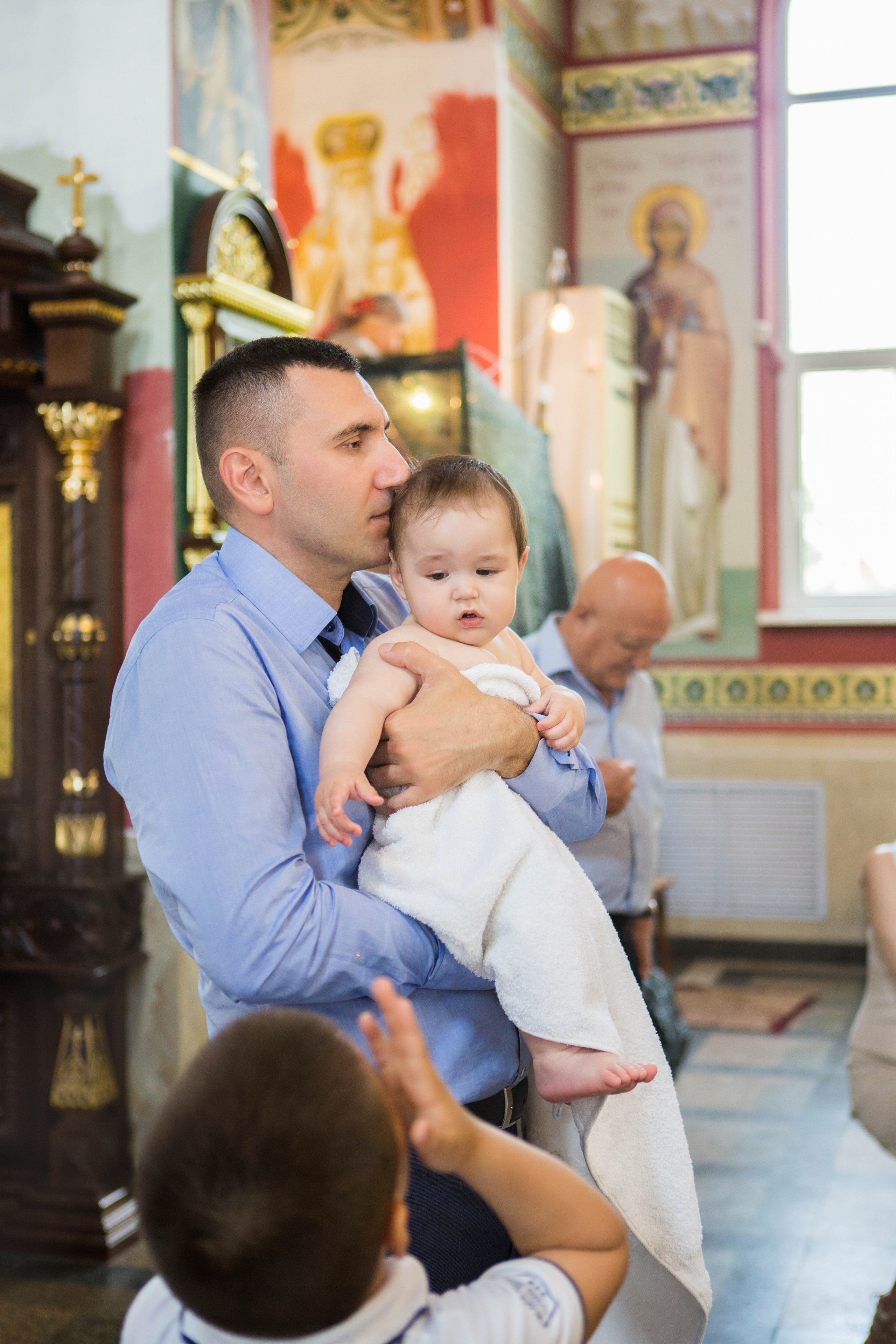 Крещение Александра. Храм Святого Духа. Свадебный семейный и детский фотограф в Краснодаре Карина Федоровская