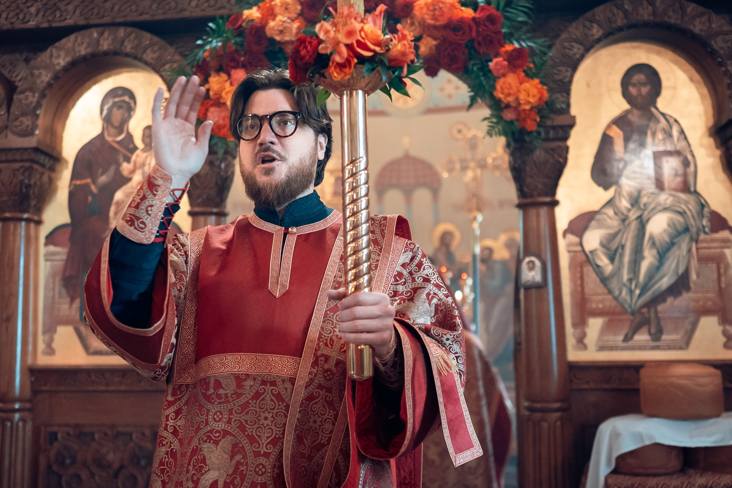 Богослужение на Светлой седмице в Херсонесском монастыре г. Севастополь. Церковный фотограф Севастополь