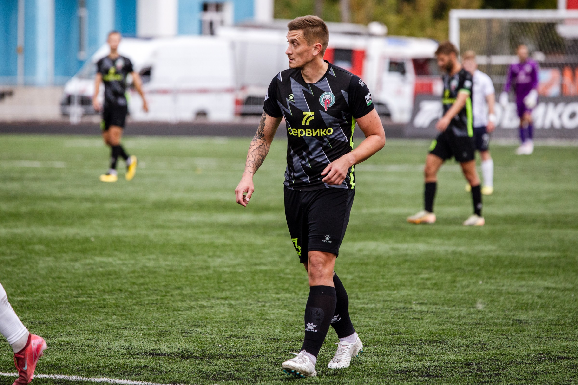 Первенство России по футболу LEON-Вторая лига Б | ФК Иркутск — Космос (Долгопрудный) | 14.09.25. Фотограф в Иркутске Евгения Айвазова