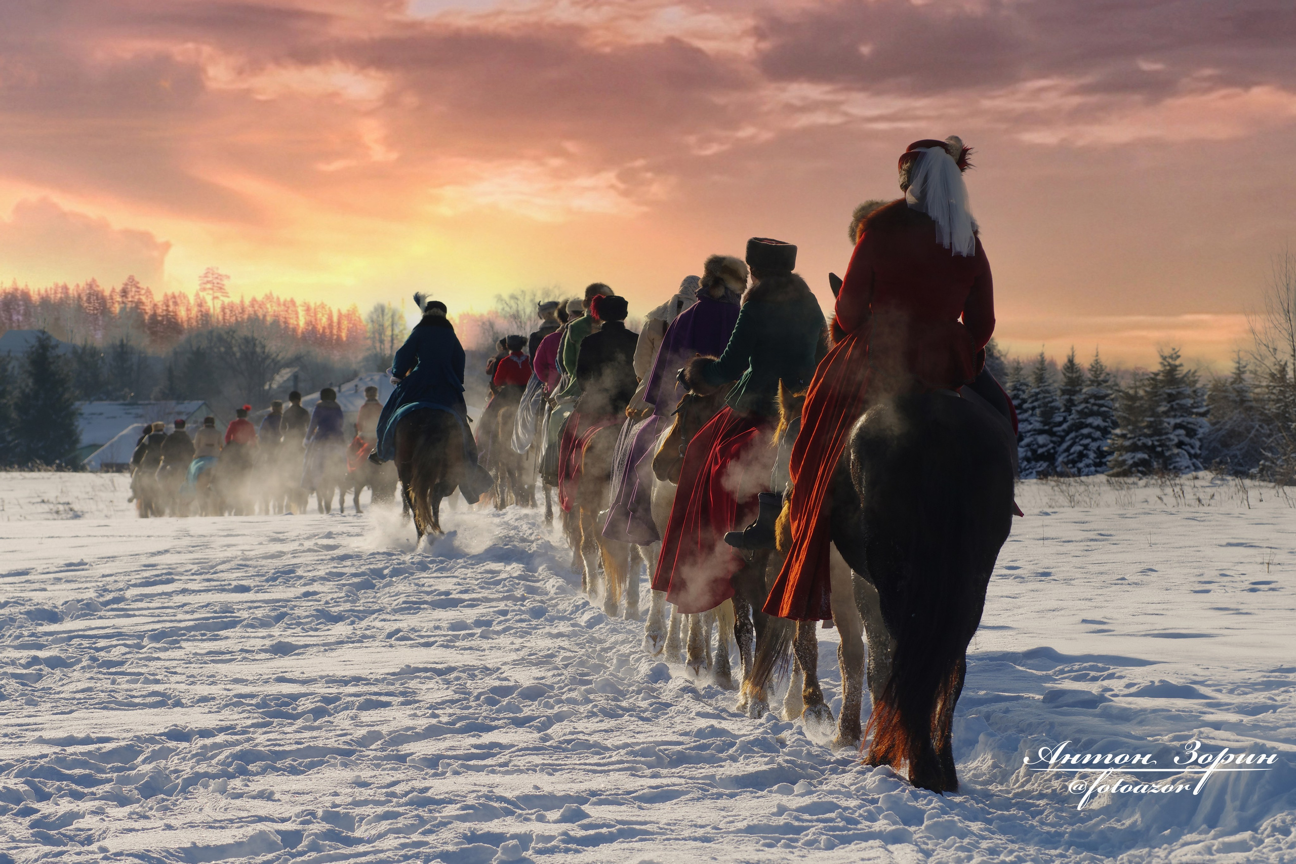 Конная охота. Семейный и детский фотограф Антон Зорин