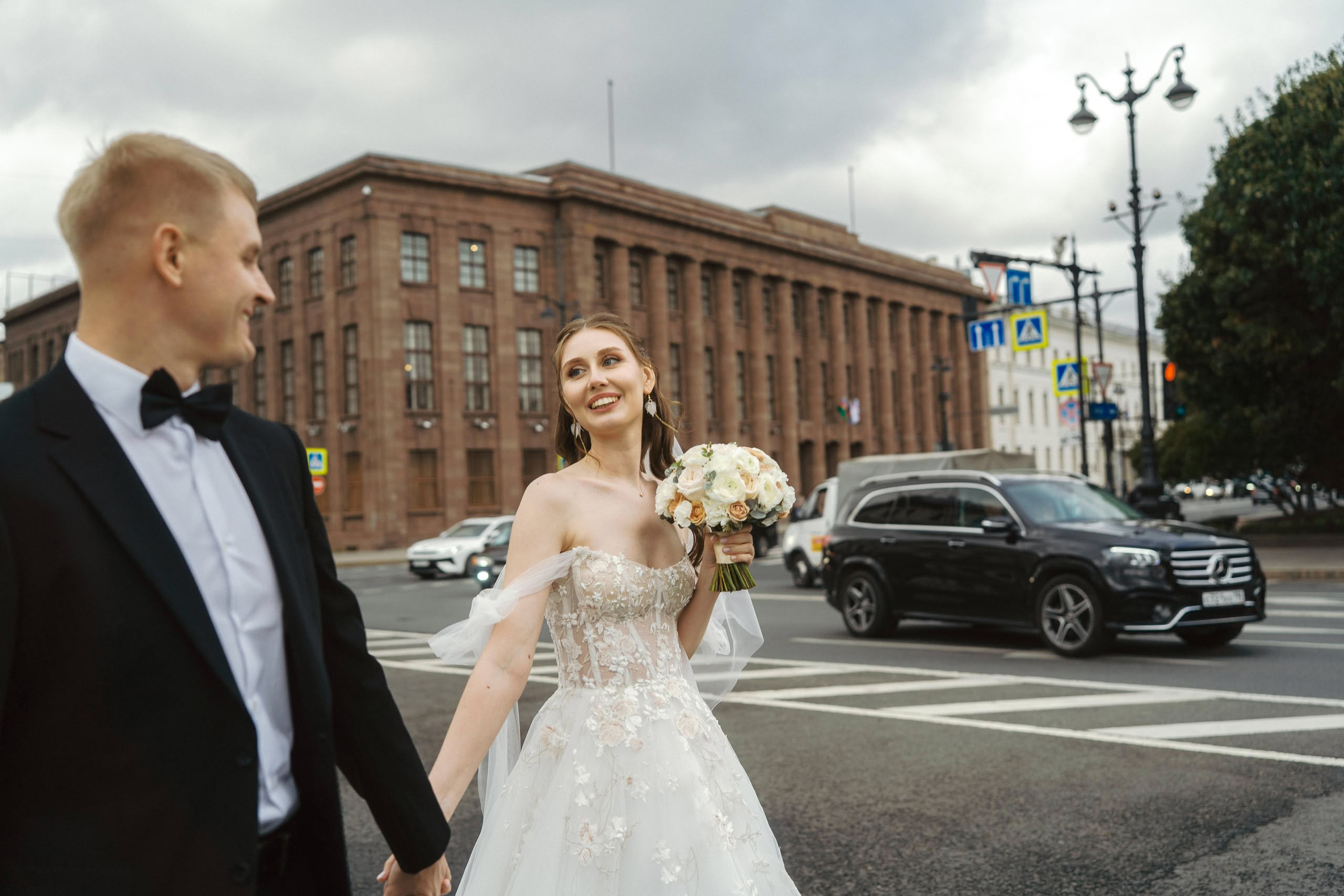 Василий и Марина — свадебный день в Петербурге. Свадебный фотограф Дмитрий Родионов — Санкт-Петербург и Ленинградская область
