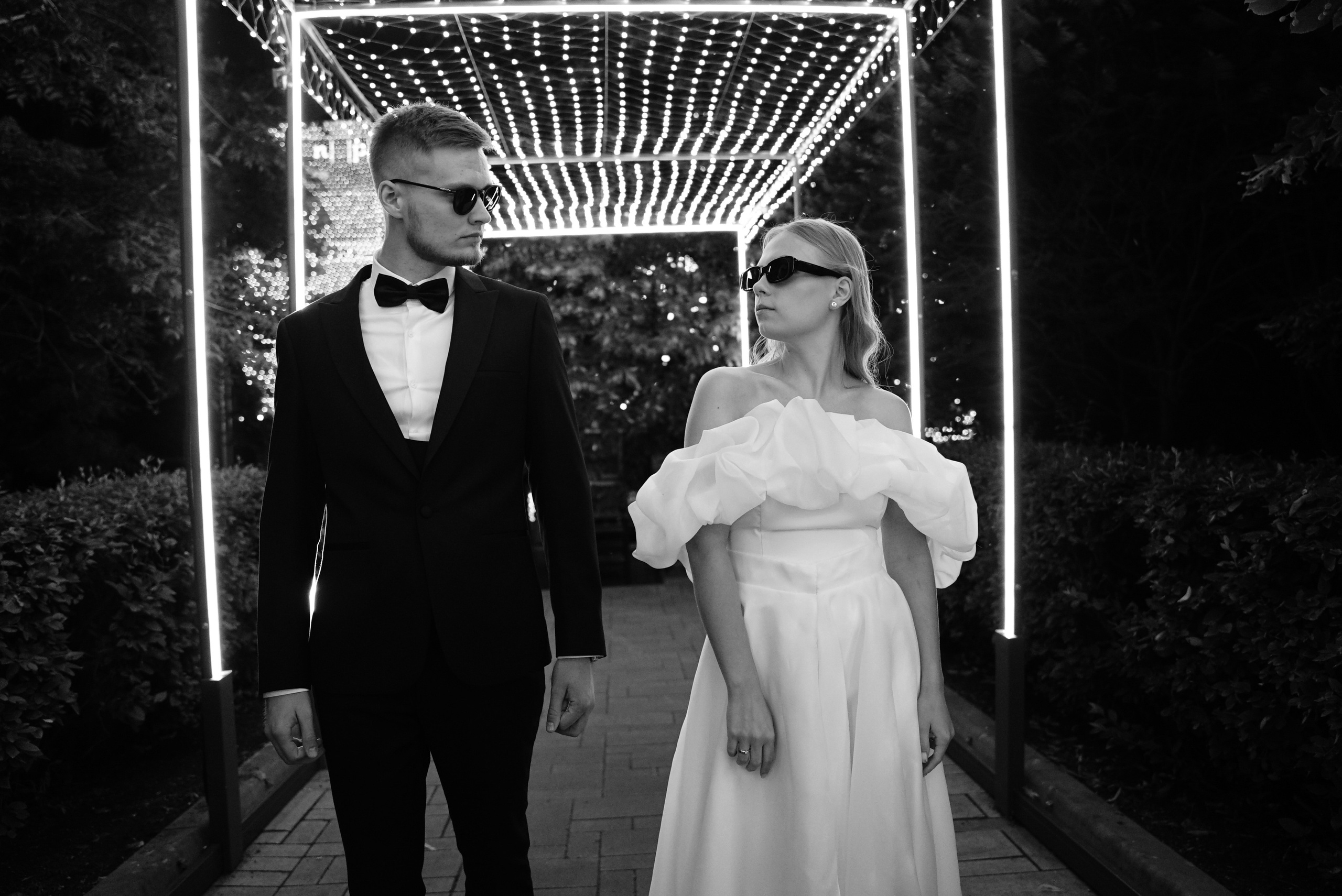 Никита и Галина чб. Свадебный фотограф в Самаре Анна Ковалева