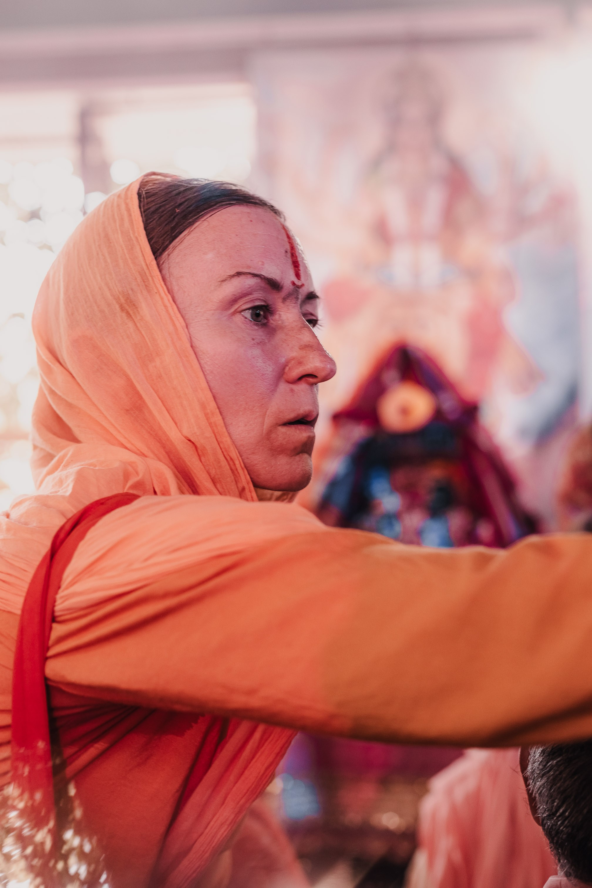 Navaratri yajna at Devraha Baba Ji ashram. Мариам Багдасарян