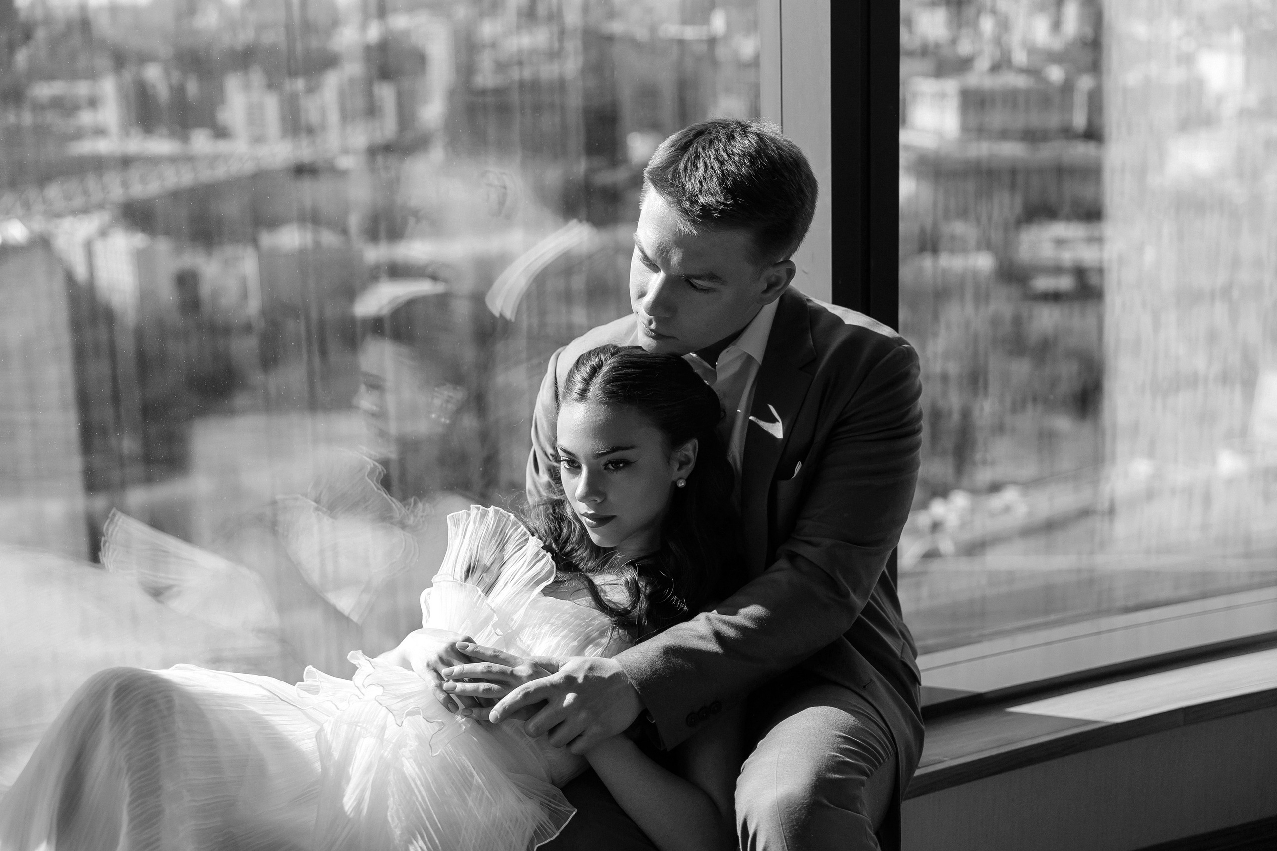 Свадебная фотосессия в&nbsp;отеле Рэдиссон Блу Олимпийский в Москве