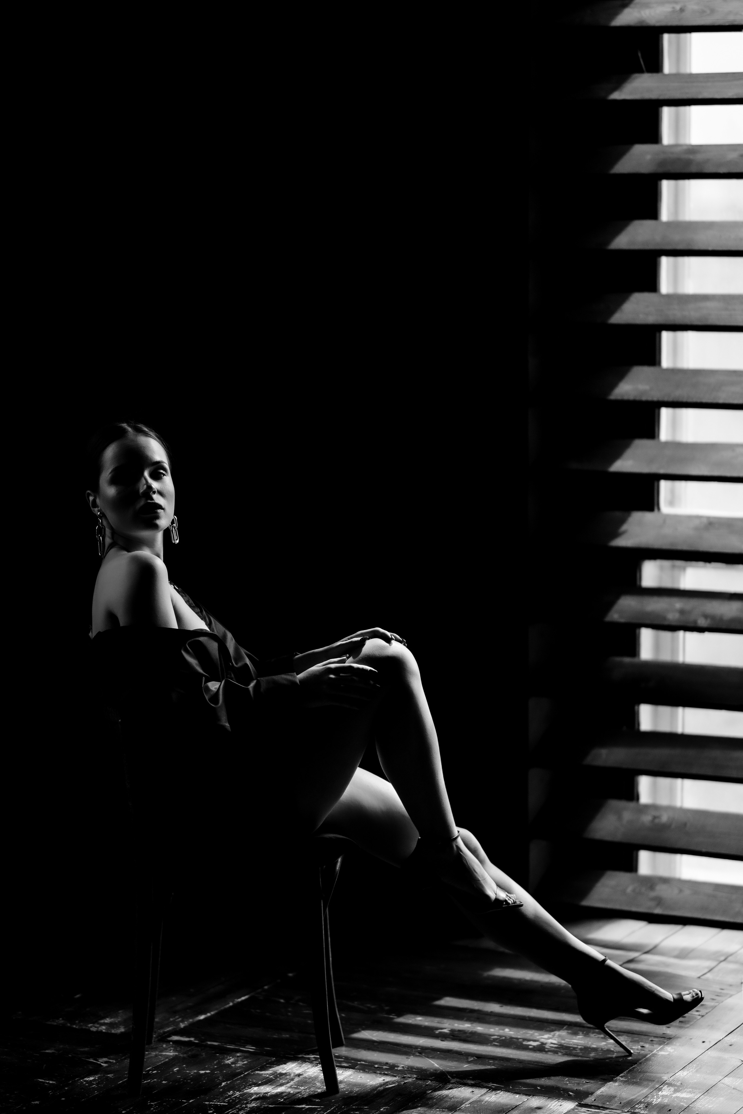 ЧБ Фотограф Ольга Лесли