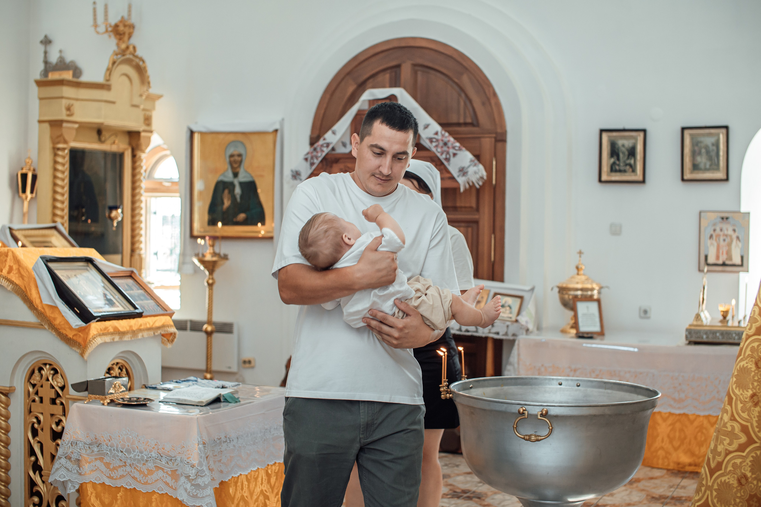 Таинство крещения. Фотограф Arina Elatova