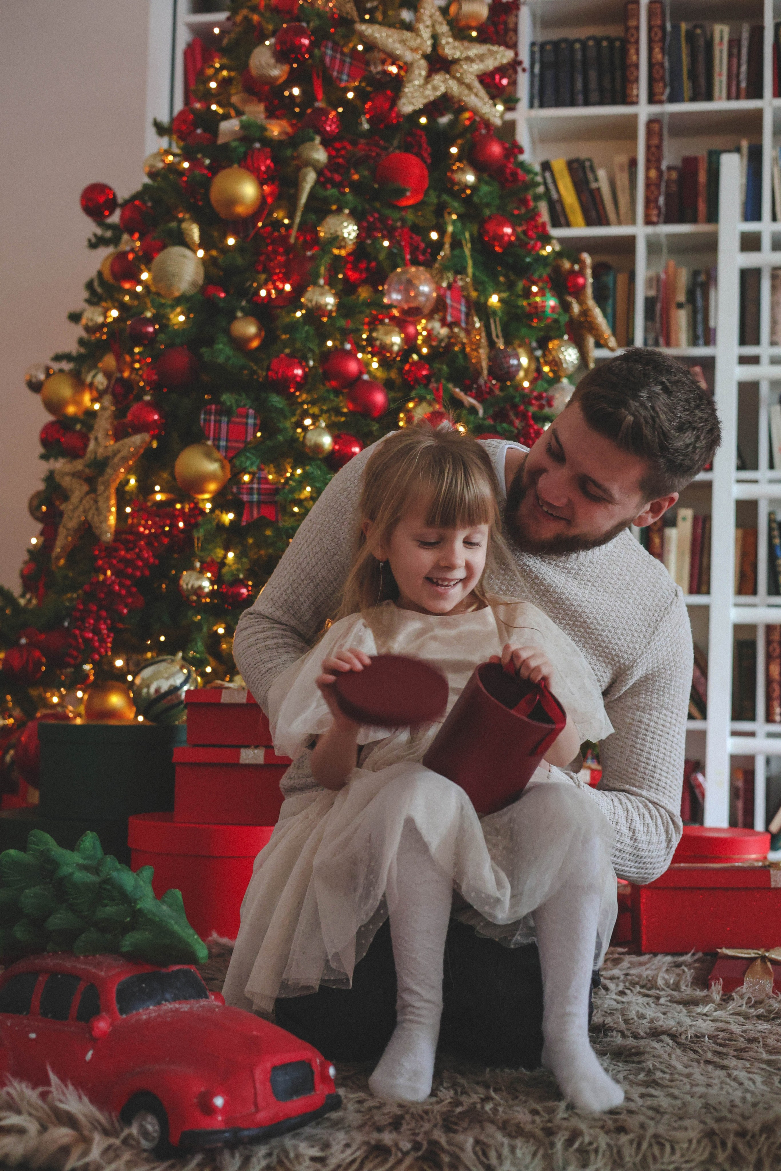Новогодняя история «Кира и ее семья». Фотограф в Москве Анастасия Калинина