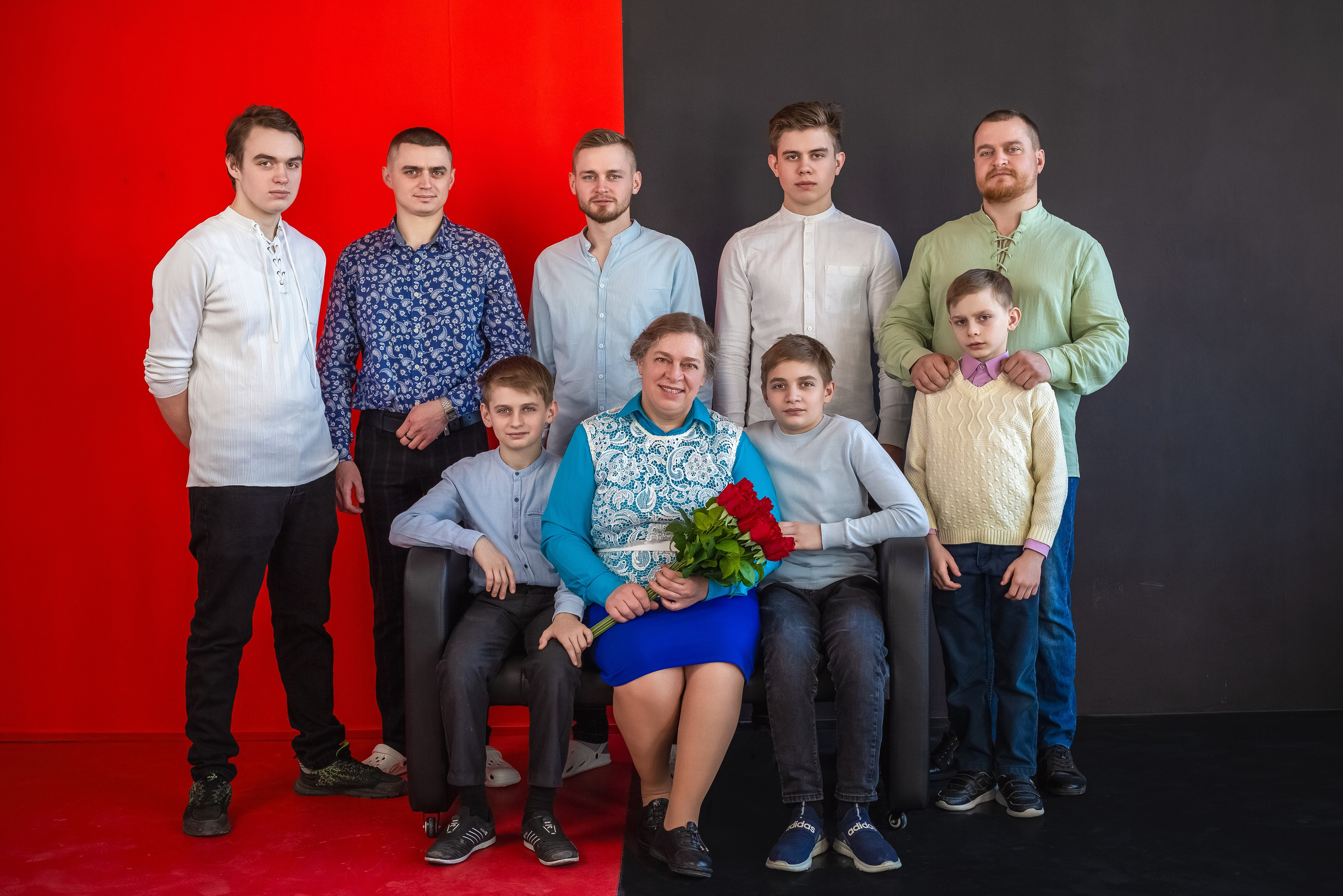 Большая, дружная семья. Вера Соколова фотограф Воронеж