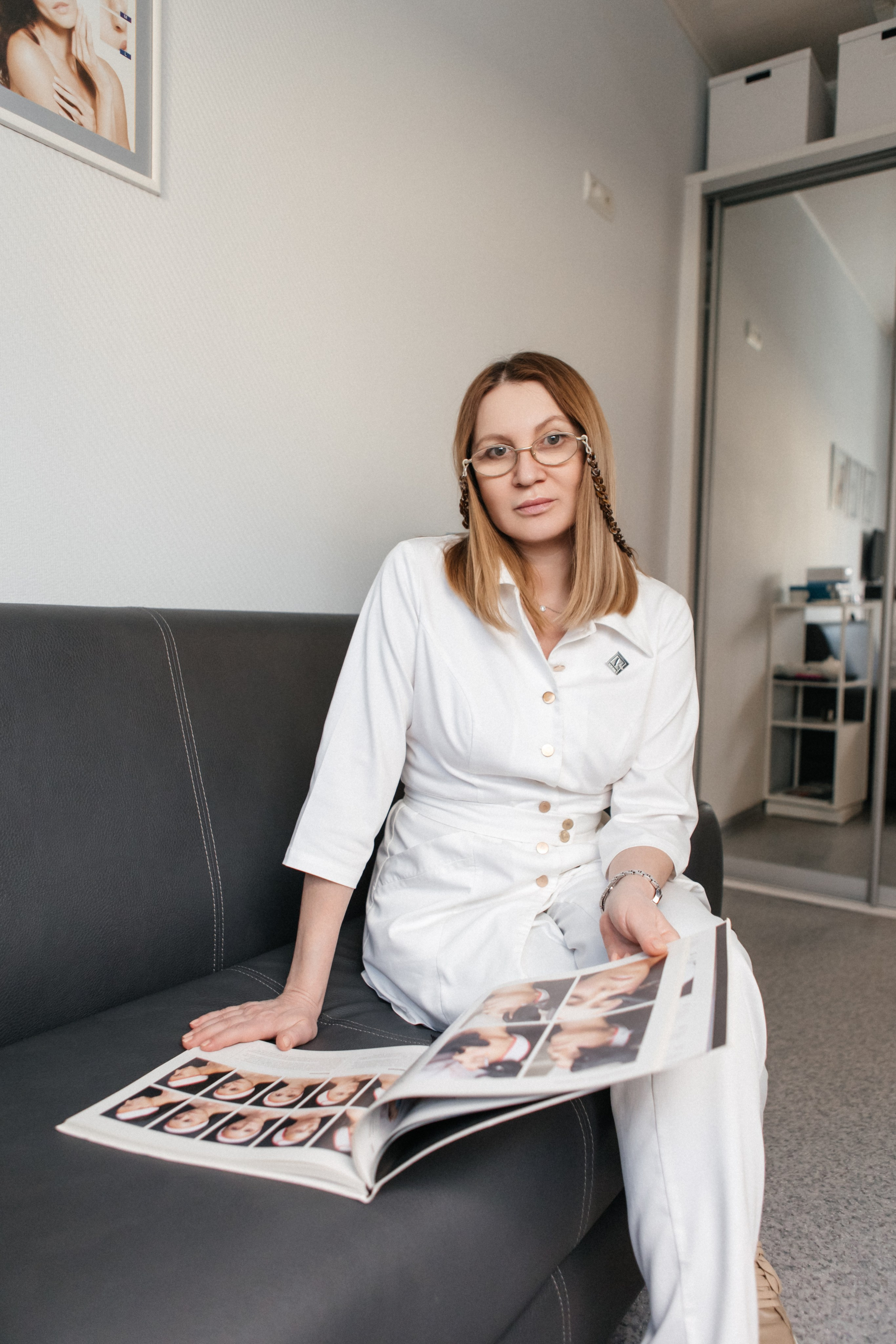 Контент-съемка для медицинского центра «Миль Флер», г. Барнаул. Портретный фотограф Юлия Красноперова в Барнауле/Заринске