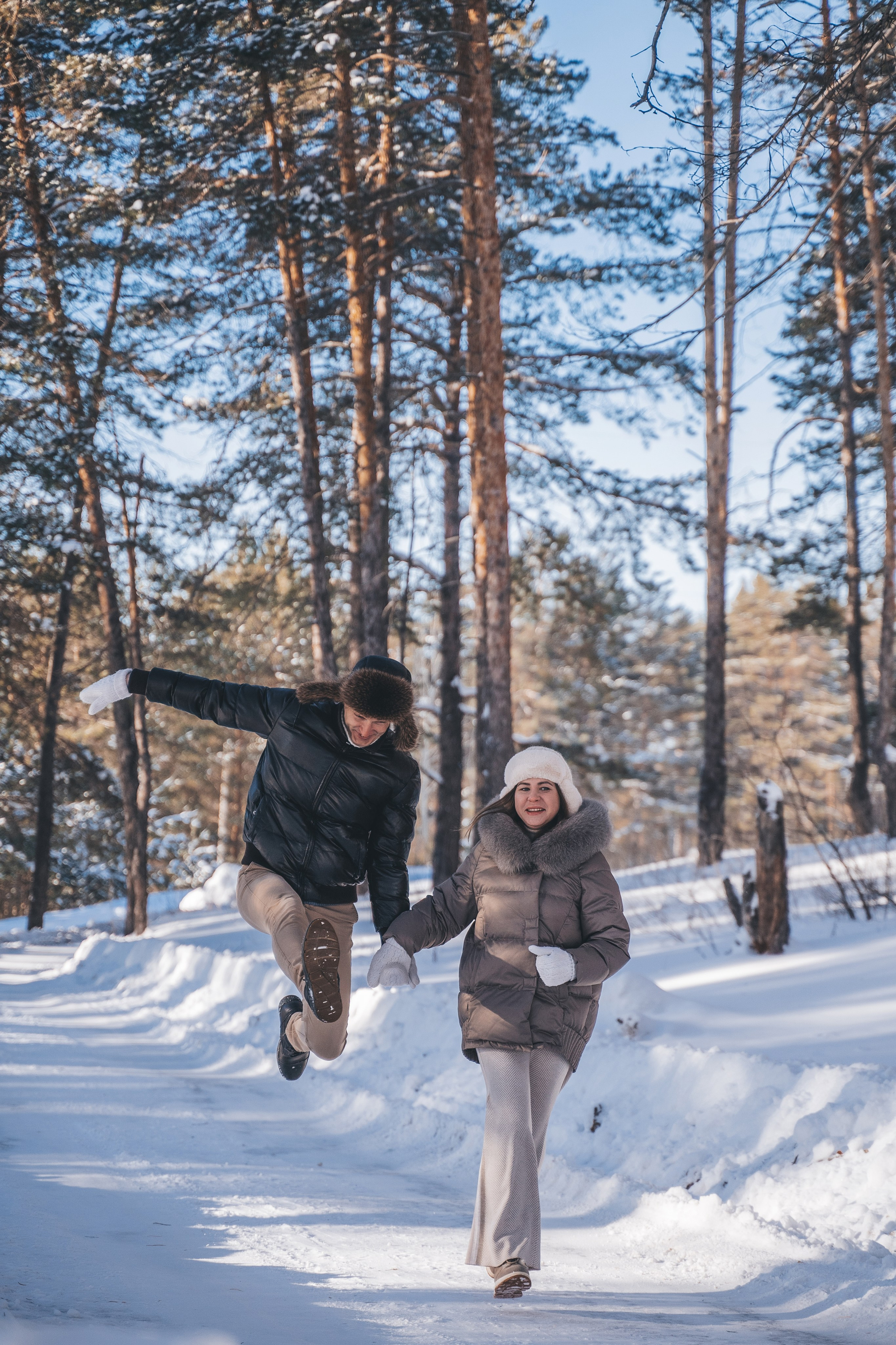 Зимняя lovestory для Витали и Оли. Фотограф в Самаре Екатерина Кроз