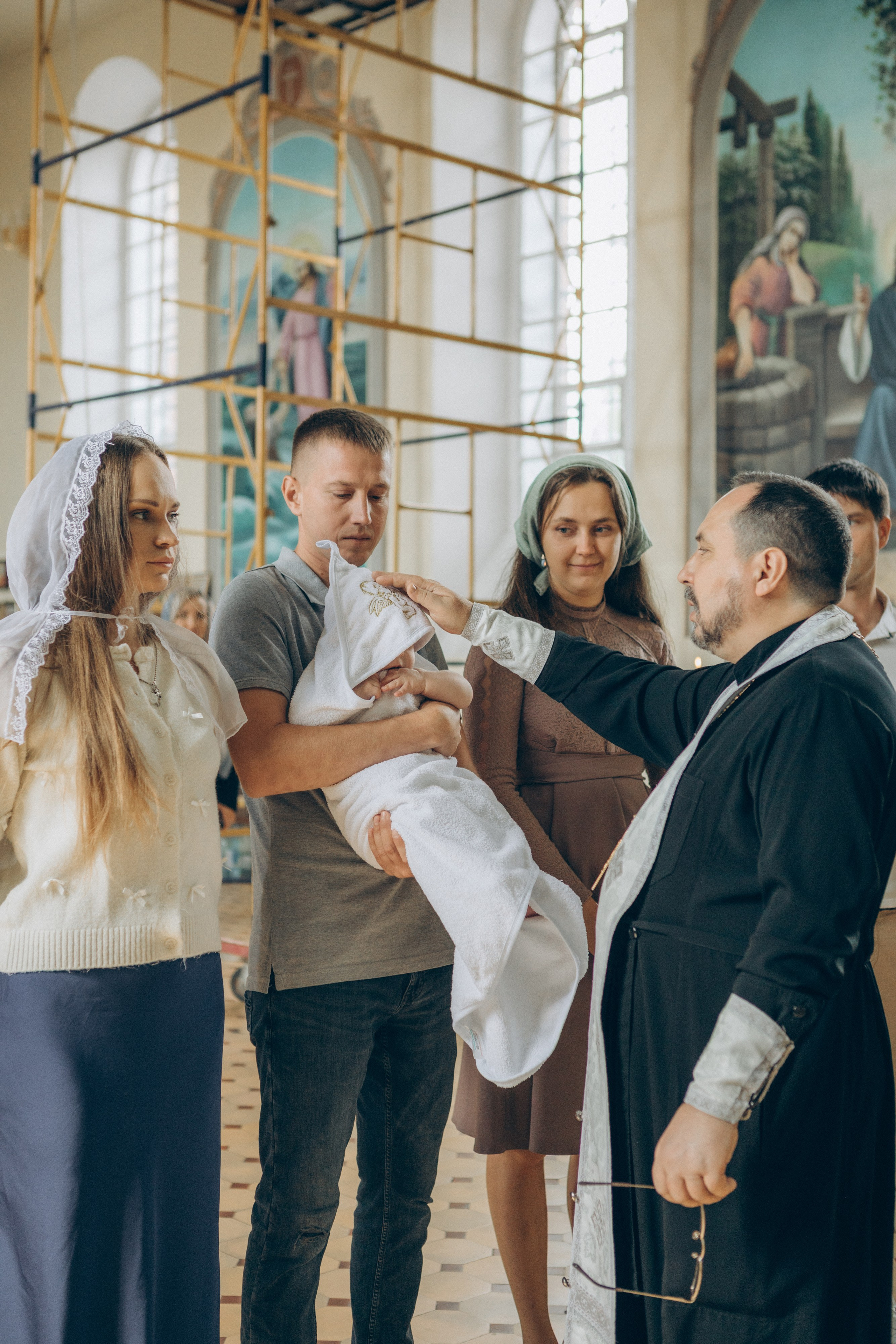 Крещение Тимофея. Семейный фотограф и фотограф на роды в Ростове-на-Дону Мухина Виктория