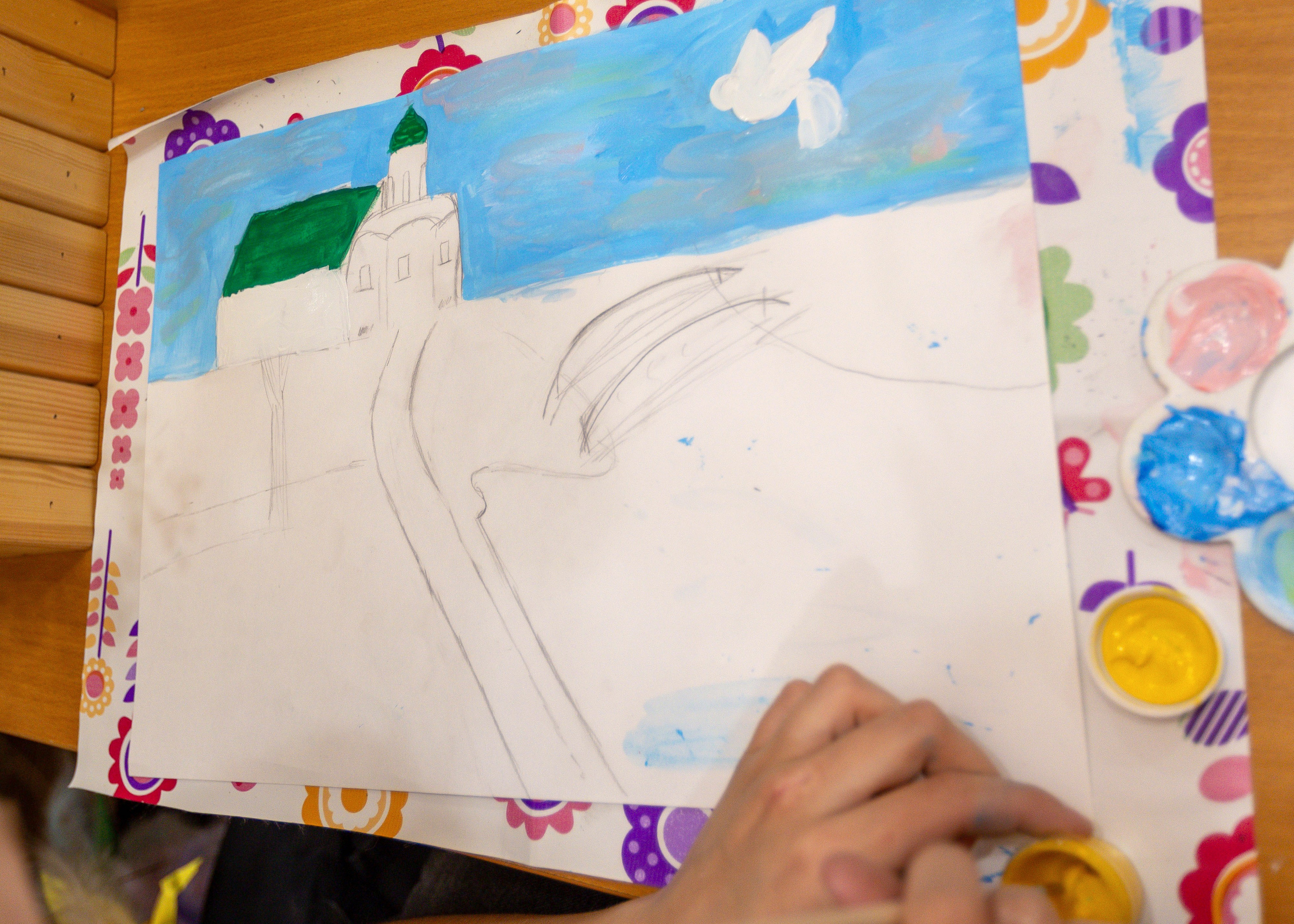 Рисование в Воскресной школе при Храме Живоначальной Троицы. Выпускные альбомы и школьный фотограф в Подольске, Троицке, Щербинке, Москве и Московской области