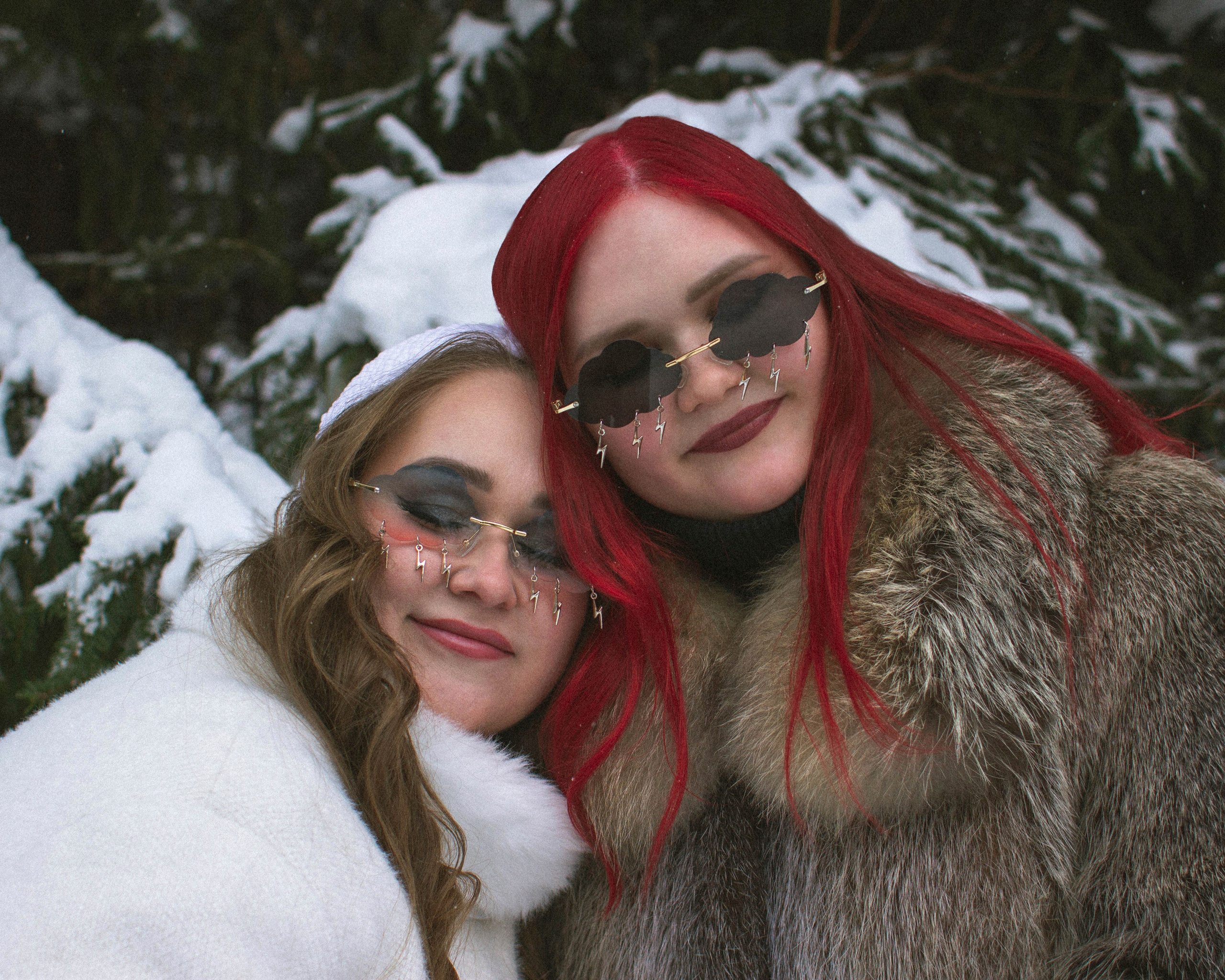 Зимняя фотосессия для мамы и дочки в Нижнем Новгороде