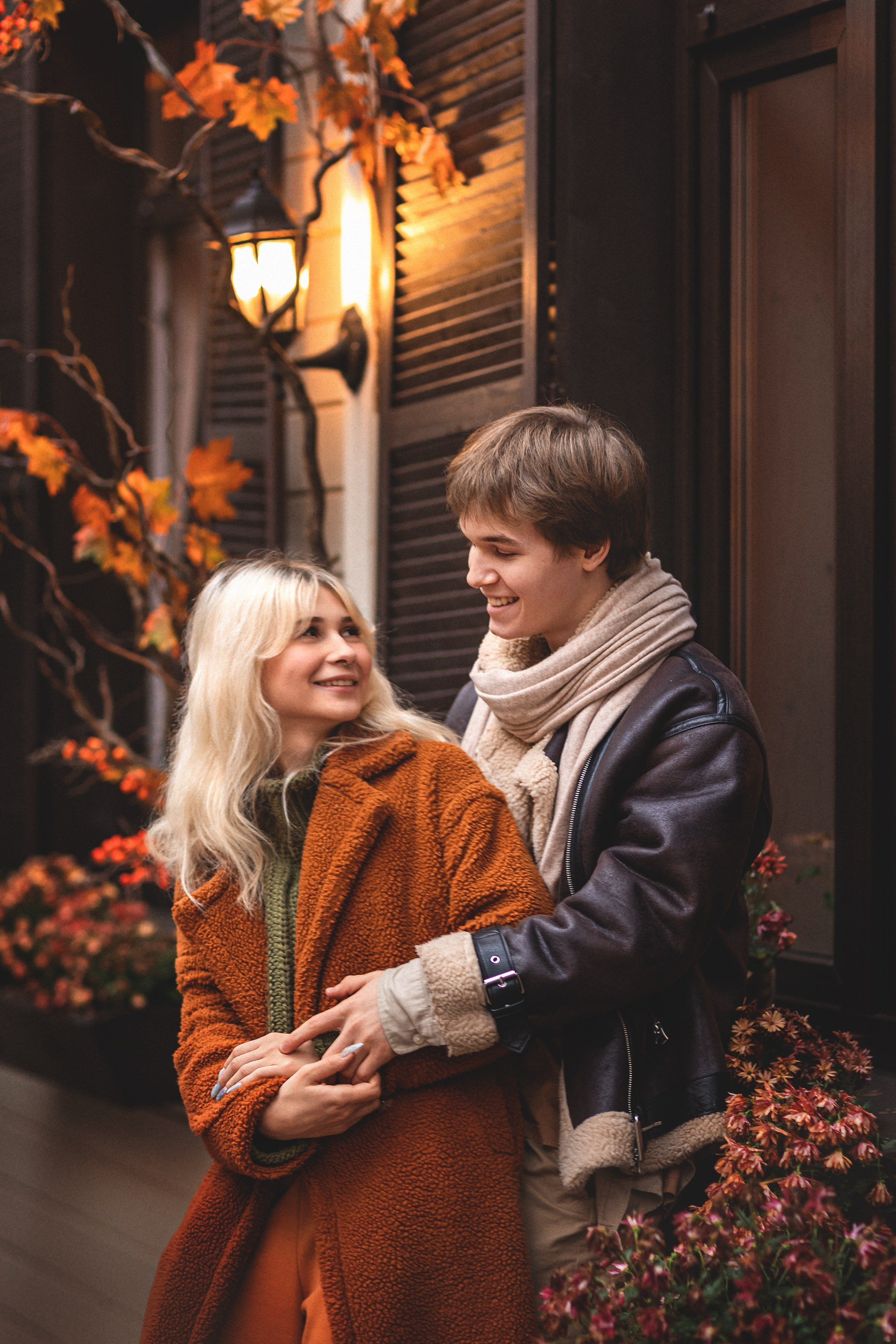 Осенняя лавстори. Детский и семейный фотограф Елена Михайлова в Москве