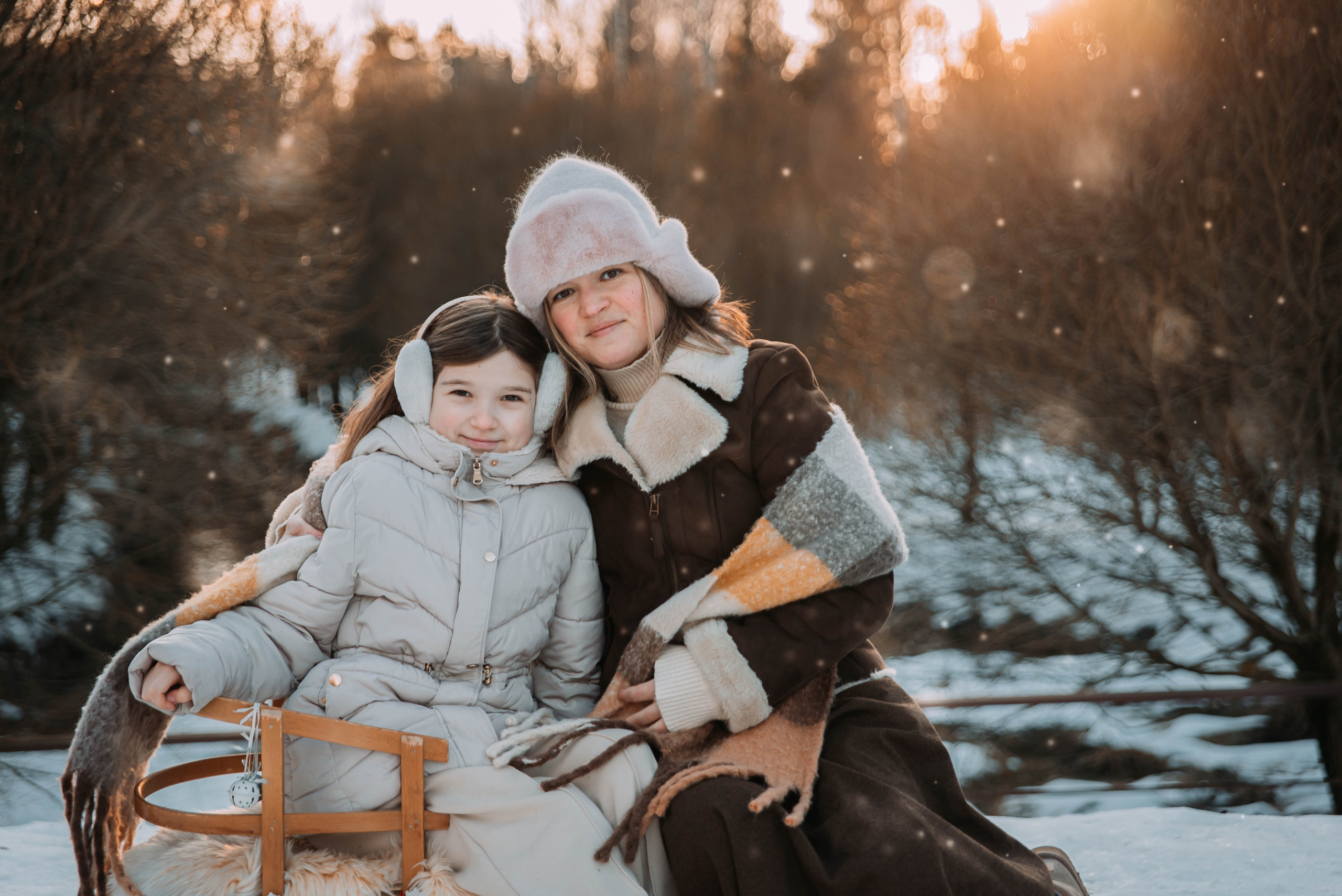 Зима. Леся Власова. Семейный Lifestyle фотограф в Москве