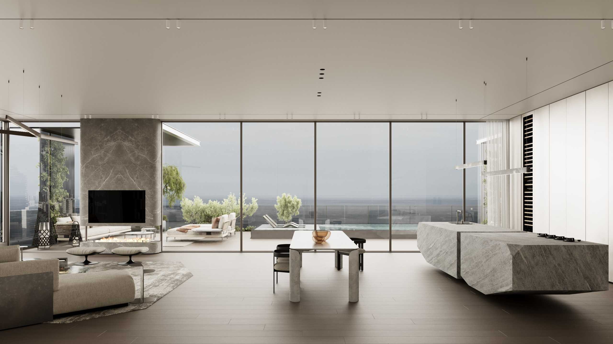 Horizon Terrace Residence. Denis Konarev | Architectural Visualization Studio
