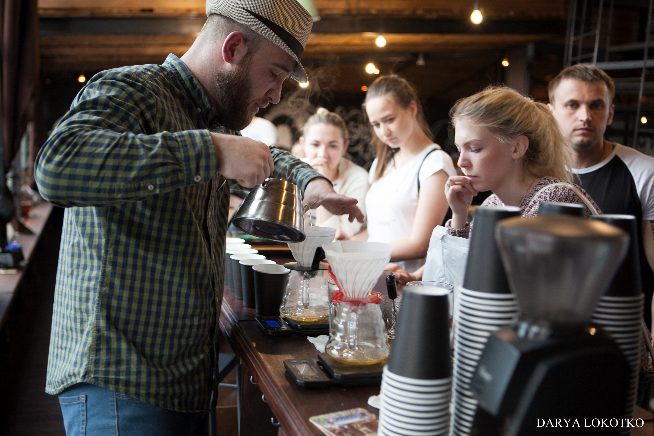 Лекция от Woodcoffee + дегустация кофе. Фотограф Дарья Локотко в Красноярске