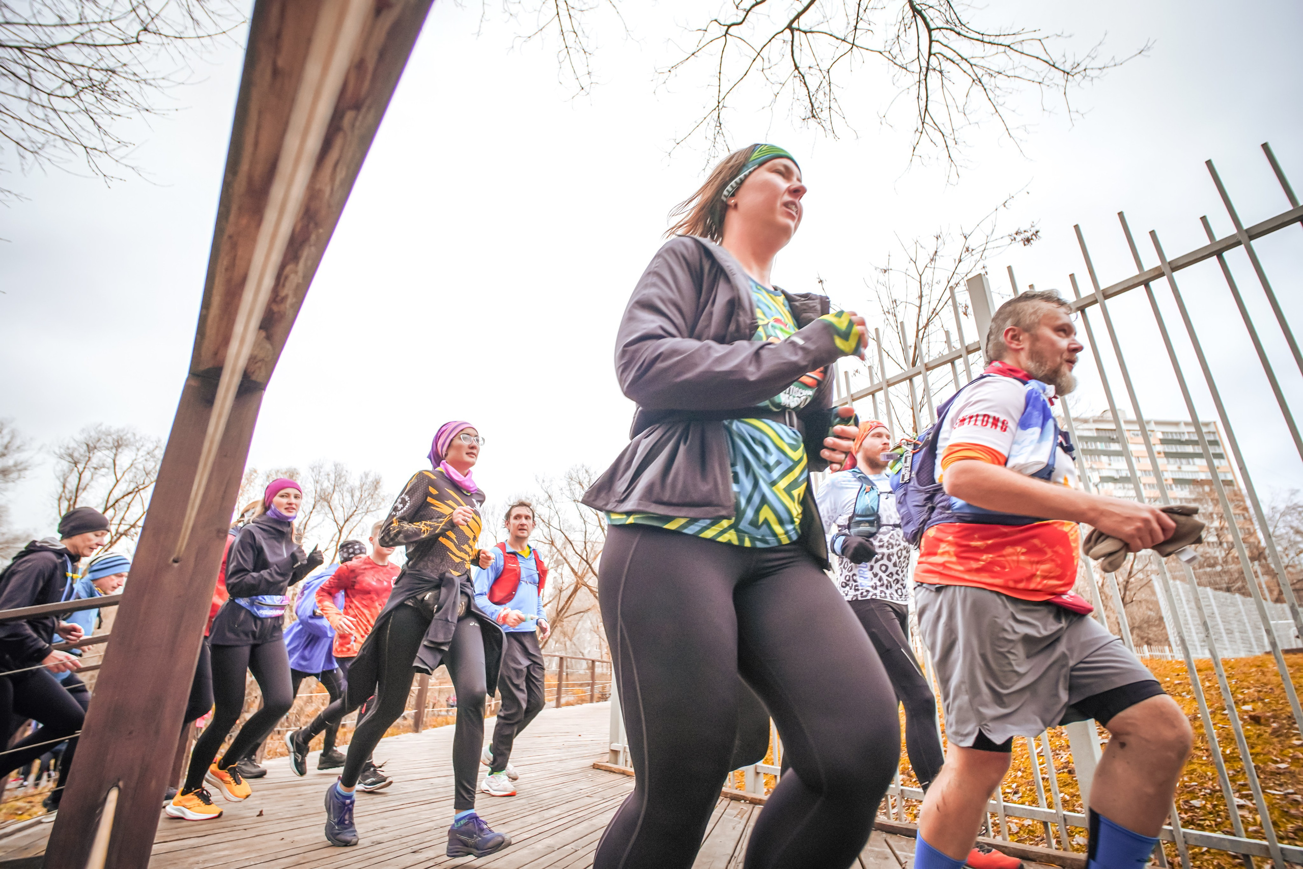 #марафонудома #яuzarun 2024 2-я петля, группа 6:30. Роман Капилюшов. Бег. Фото. Видео. г. Люберцы