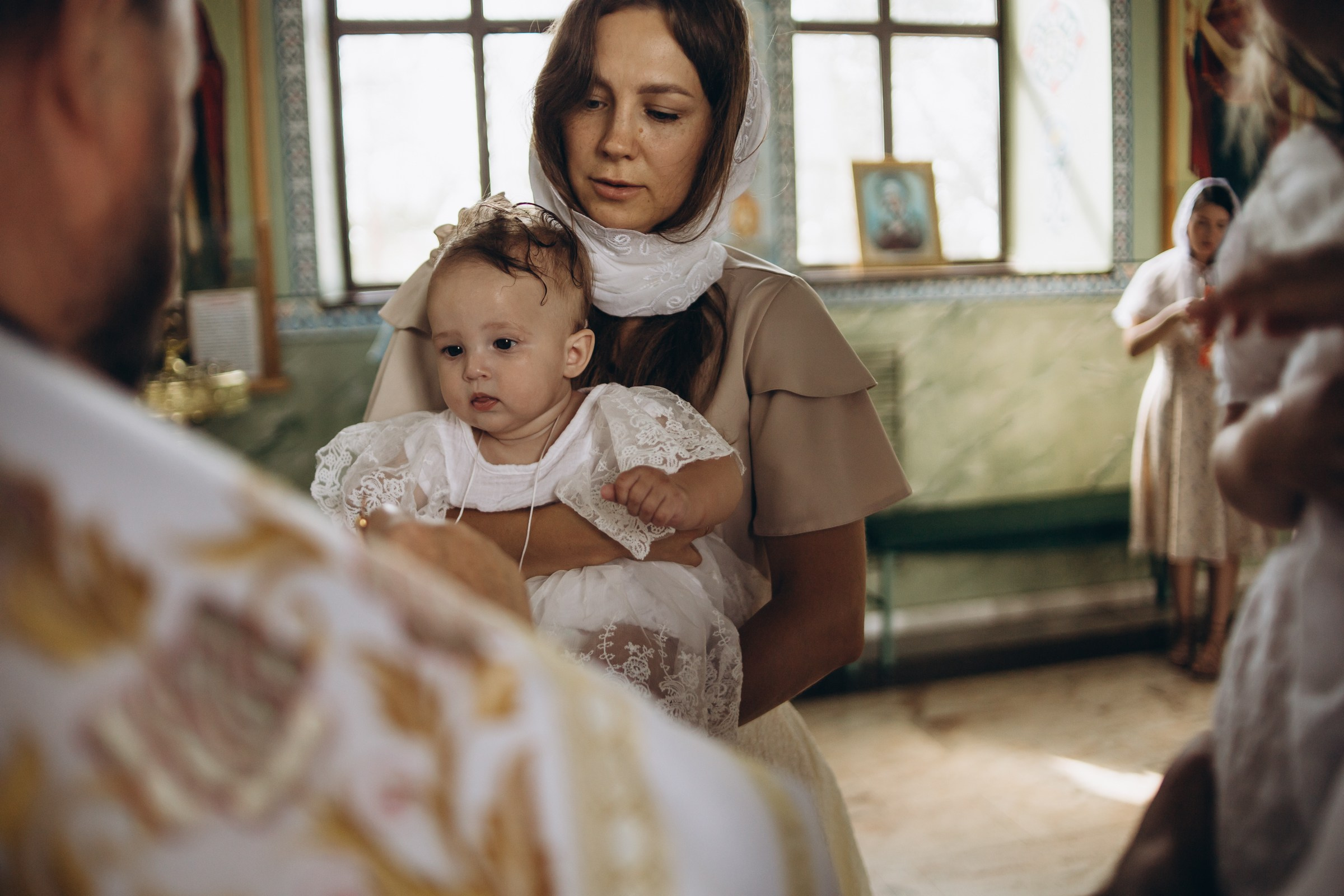 Крещение Варвары и Елизаветы. Семейный фотограф в Волгодонске Краченцева Анна