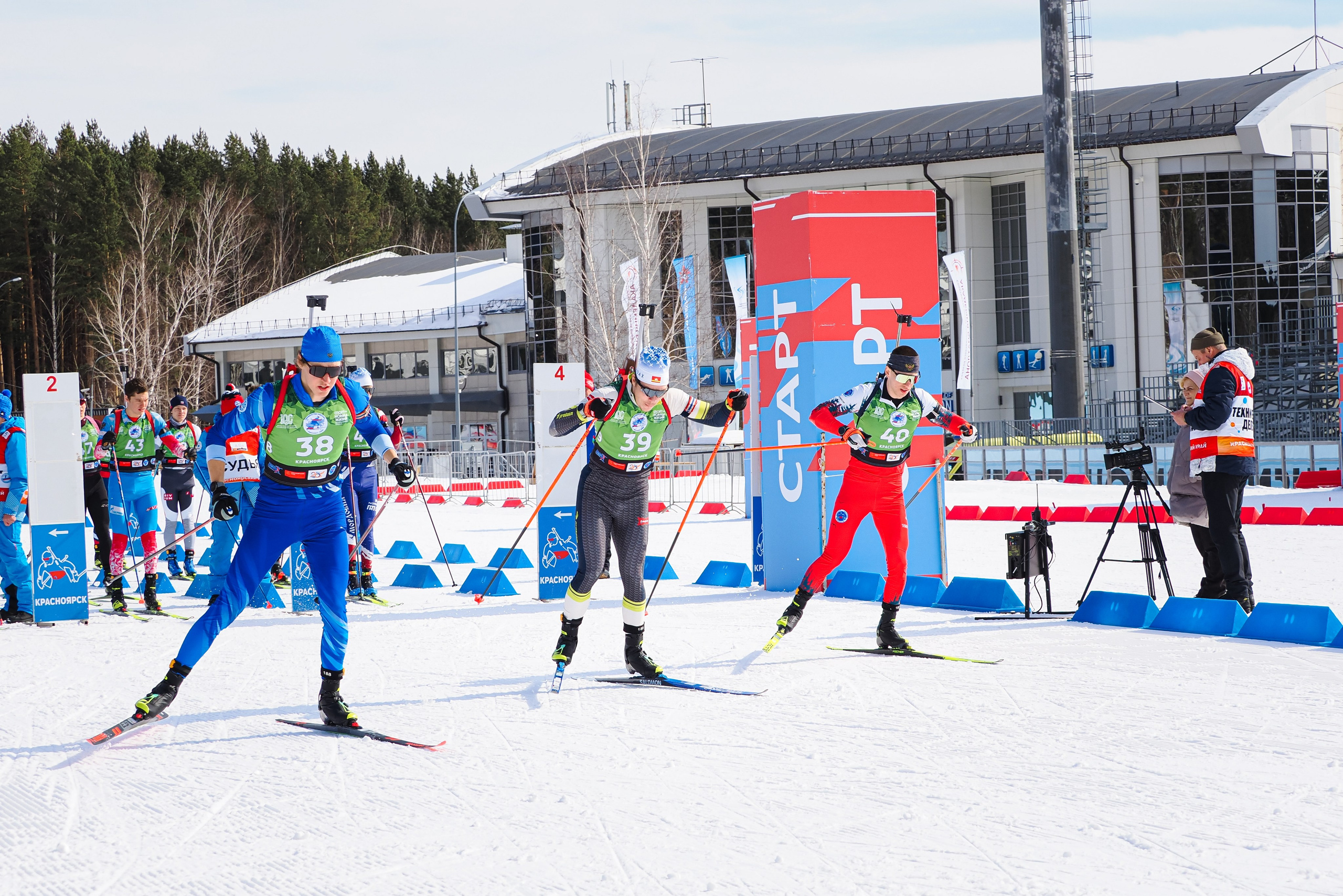 Биатлон / Первенство России. Репортажный фотограф Алексей Козьмин