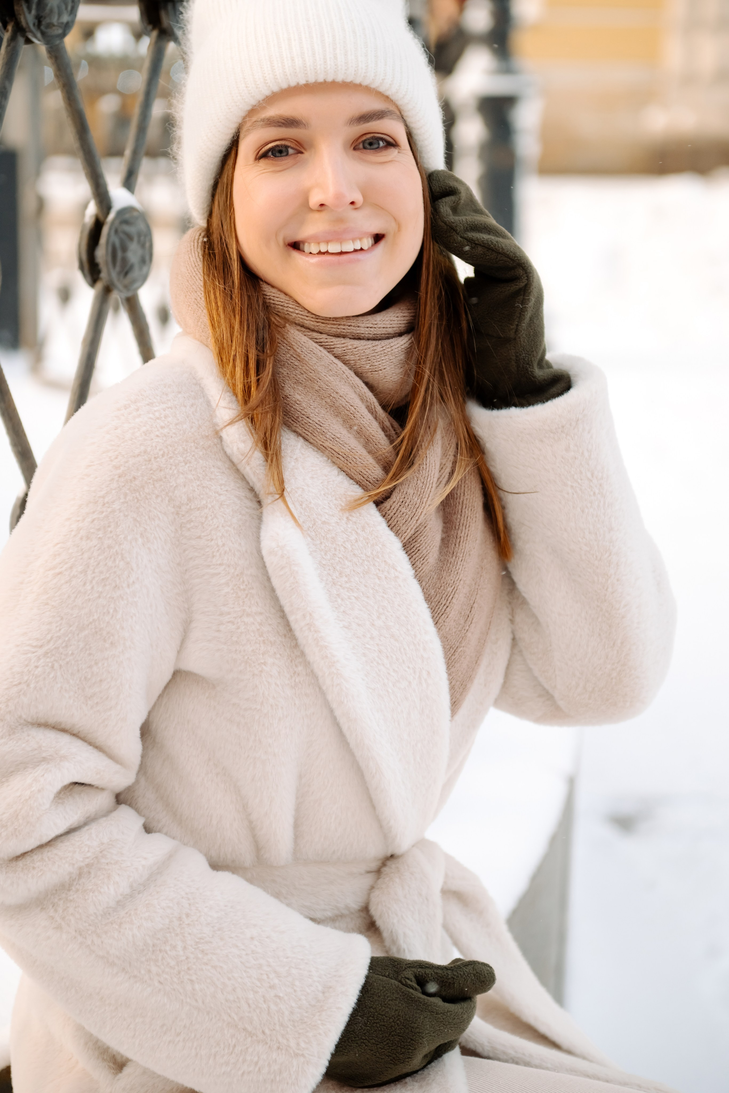 Прогулка по зимнему городу. Свадебный и сеейный фотограф в Санкт-Петербурге Елена Худякова