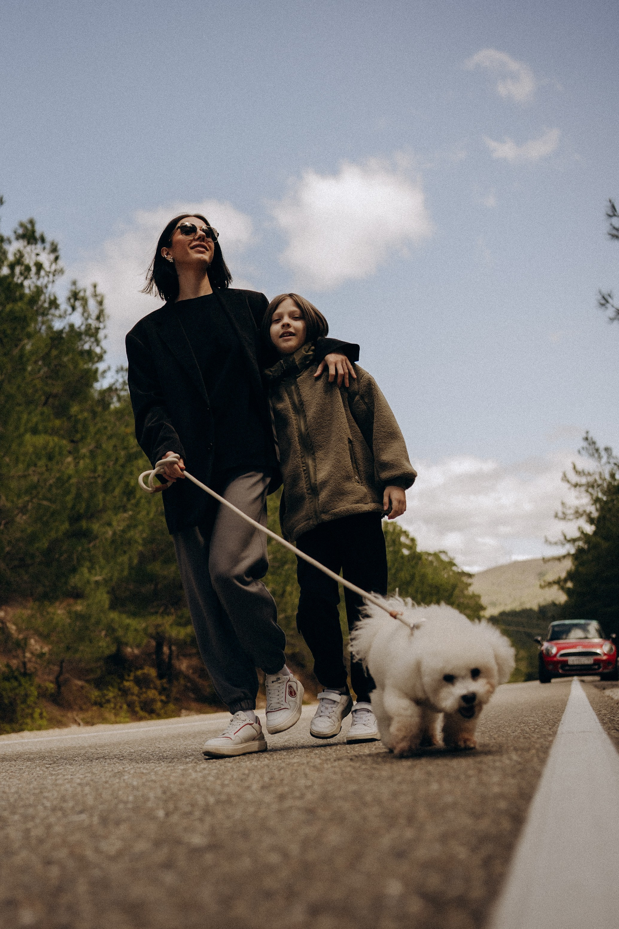 Лера, Тёма, Марли & Mini cooper. Дмитриева Светлана женский и семейный фотограф Рига, Москва, Геленджик