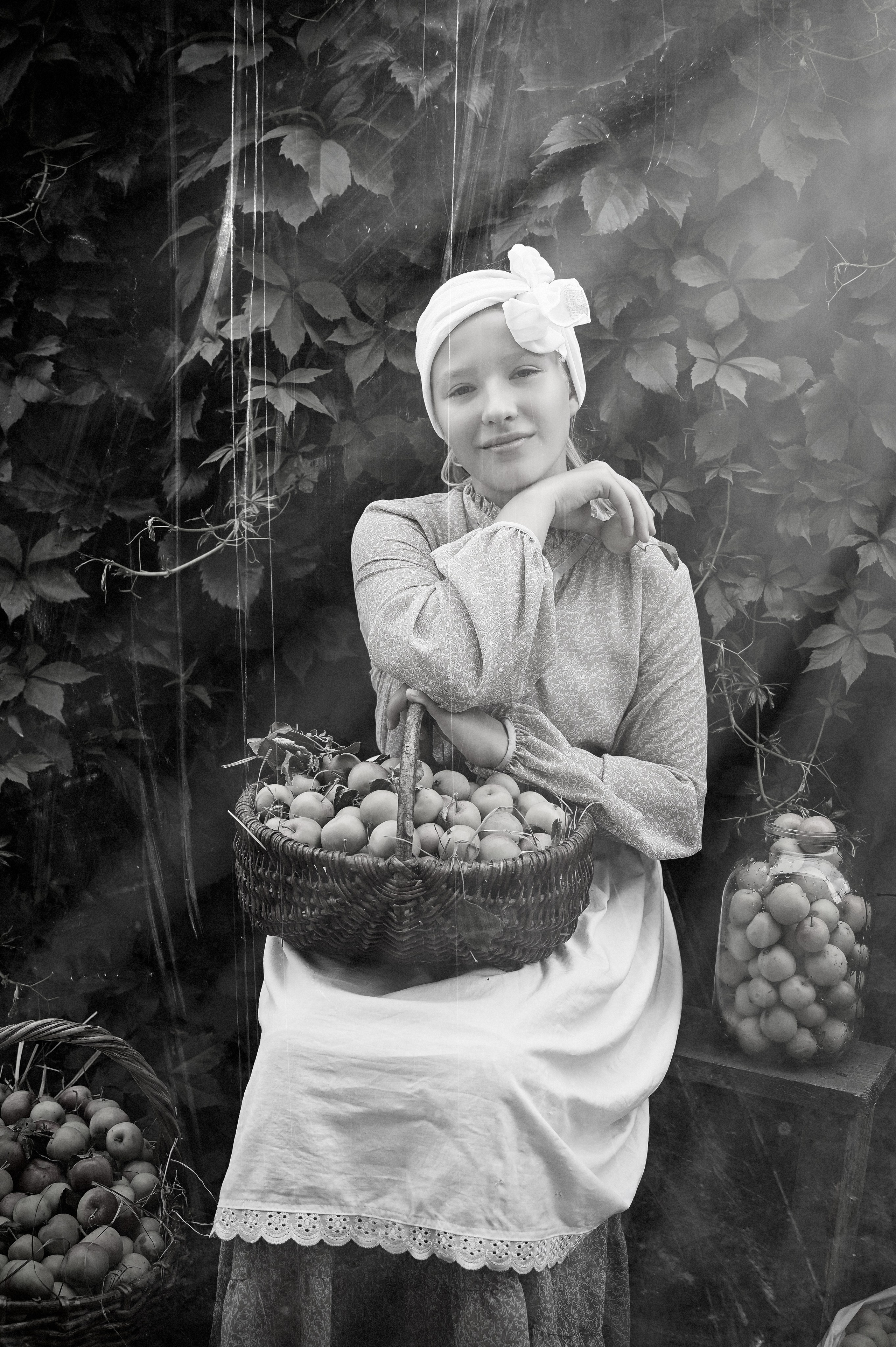Яблоневая Барыня. Портретный детский, женский фотограф в Тюмени Евгения Ярцева