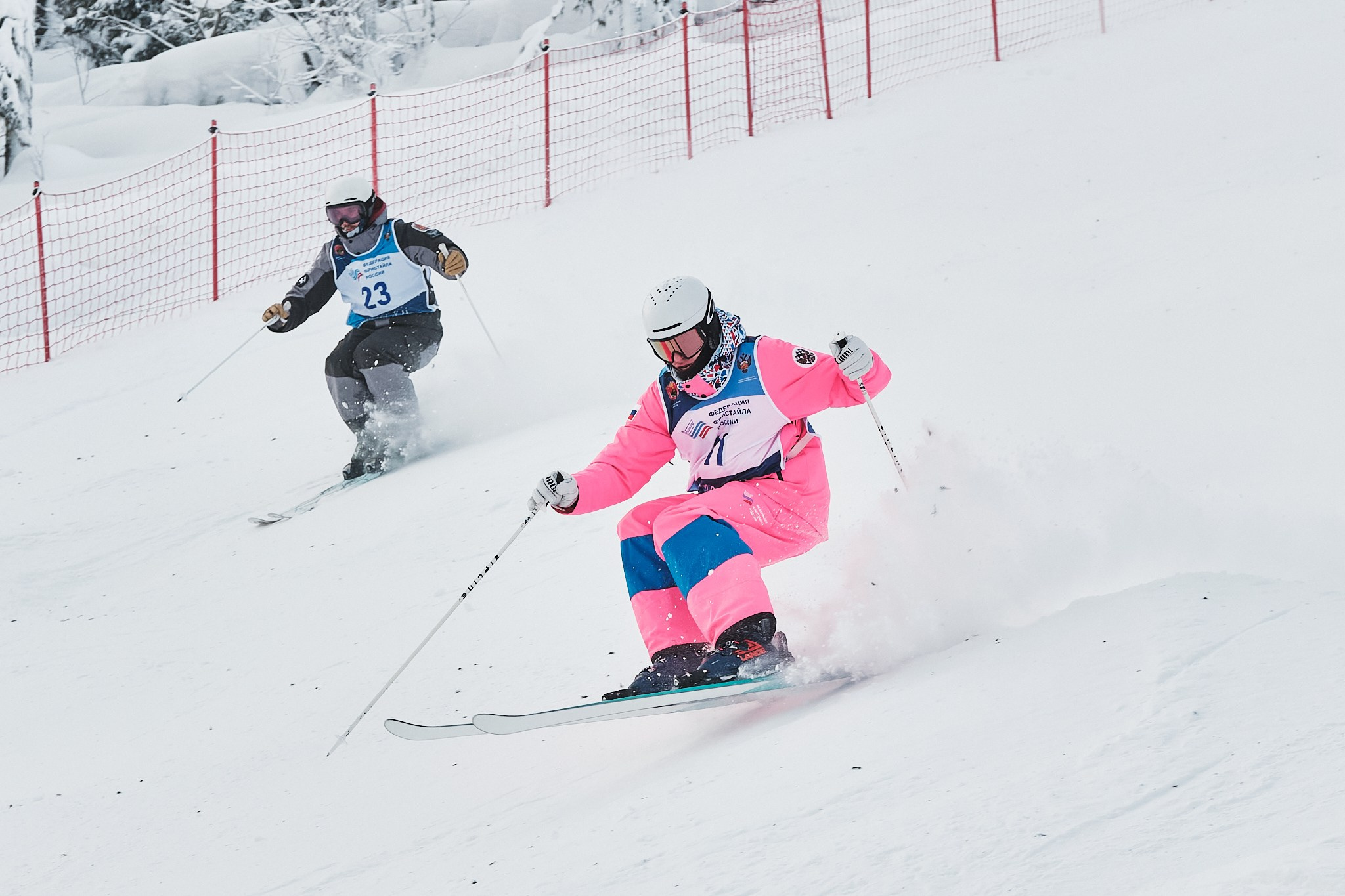 Фотосъемка соревнований по лыжному фристайлу