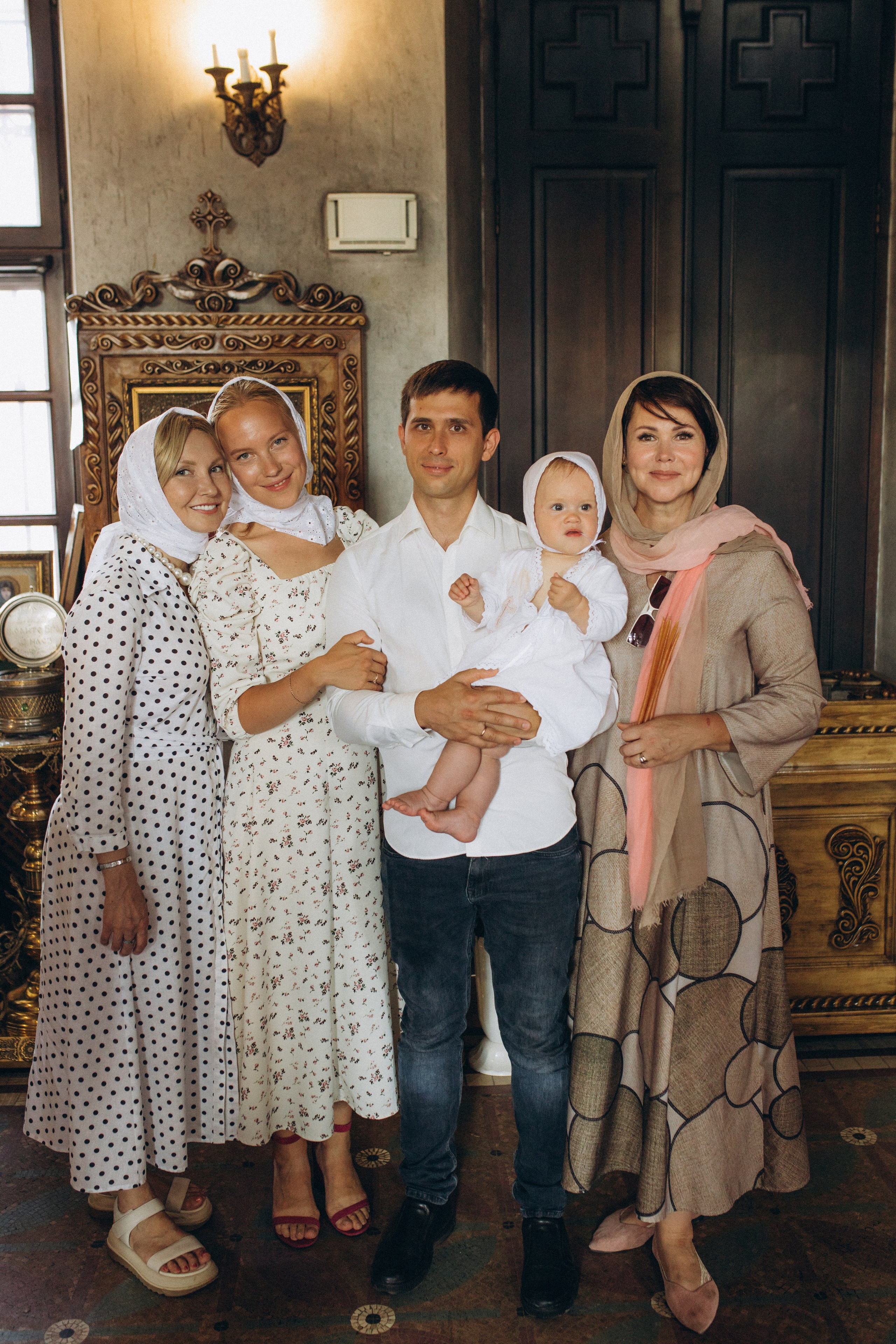 Крещение Марии. Семейный фотограф в Обнинске