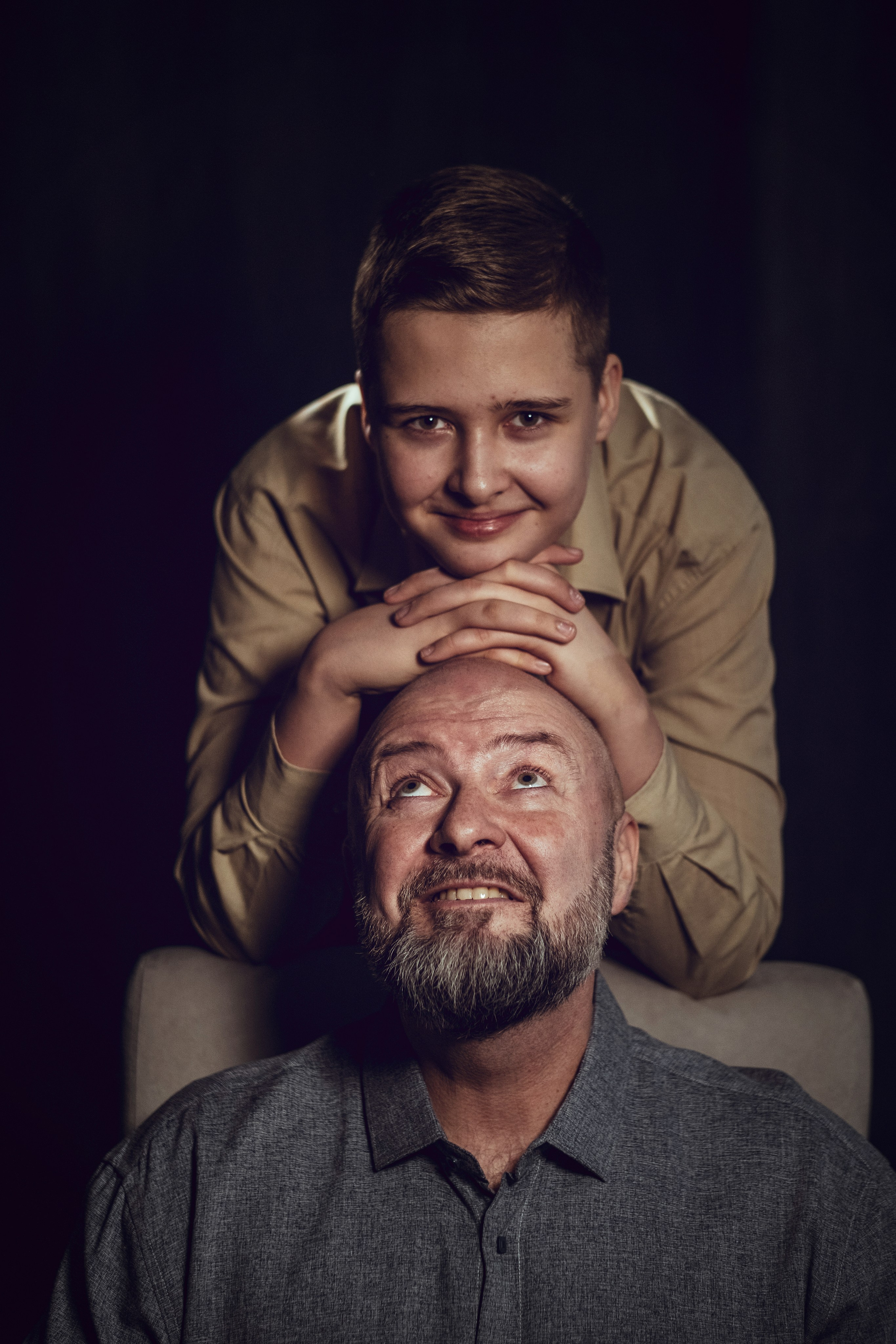 Отец и сын. Портретный фотограф в Новосибирске