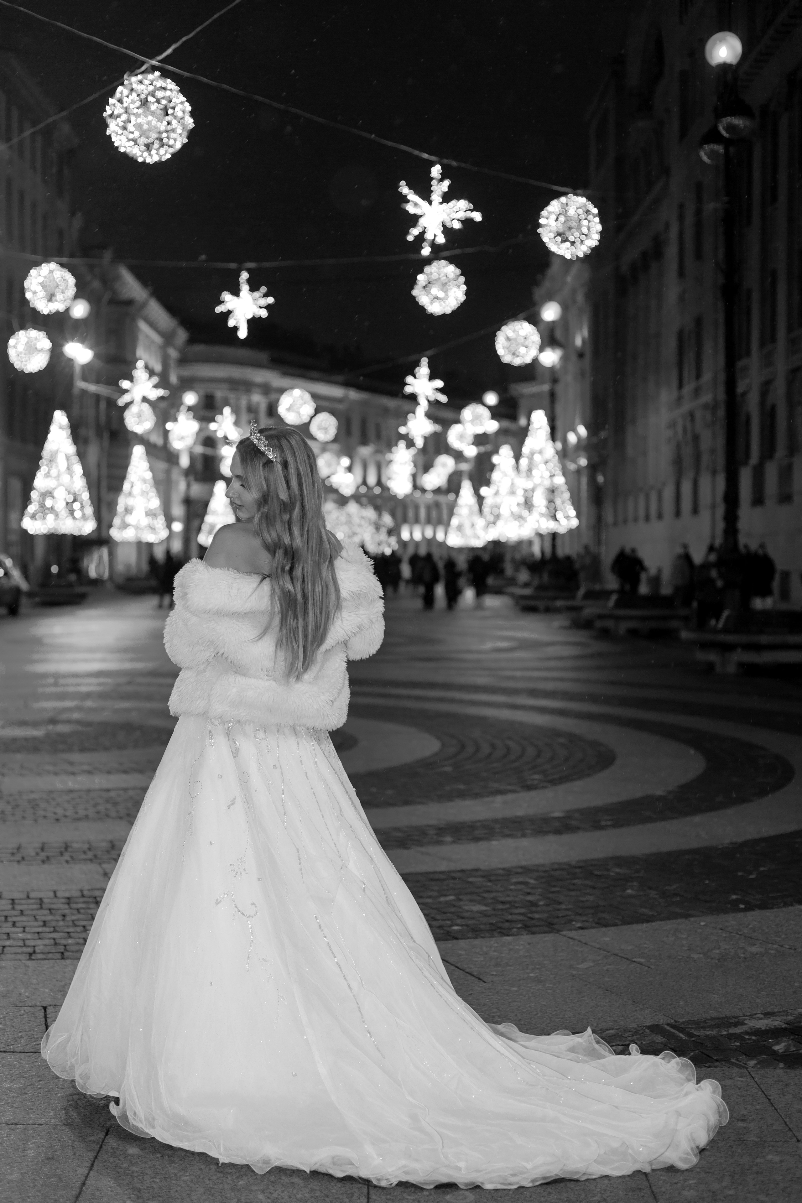 Прогулка по Новогоднему ночному Санкт- Петербургу. Свадебный и семейный фотограф Спб Бошман Ирина