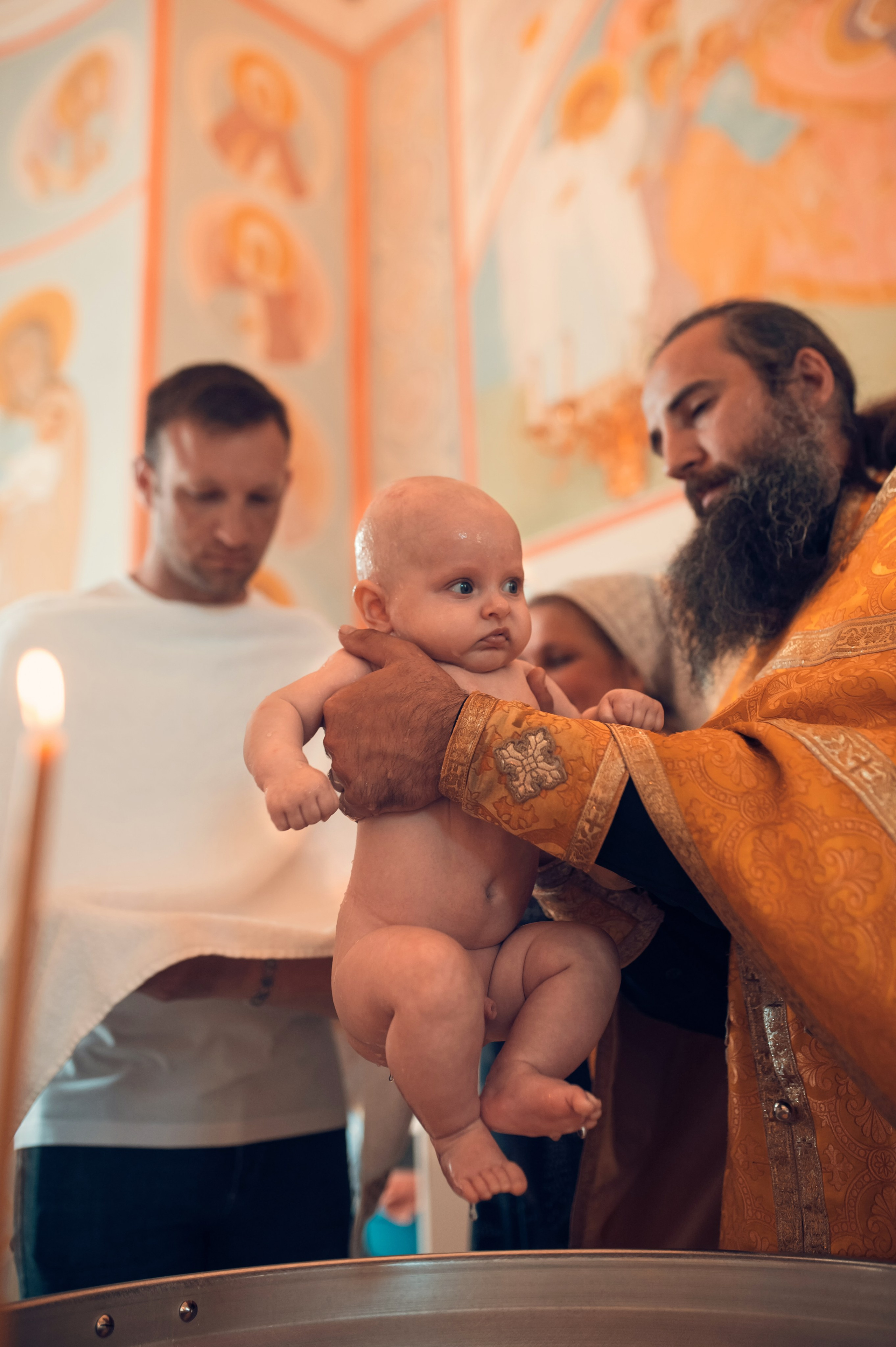 Таинство Крещения Крестовоздвиженский храм. Семейный фотограф Олеся Батурина Рязань