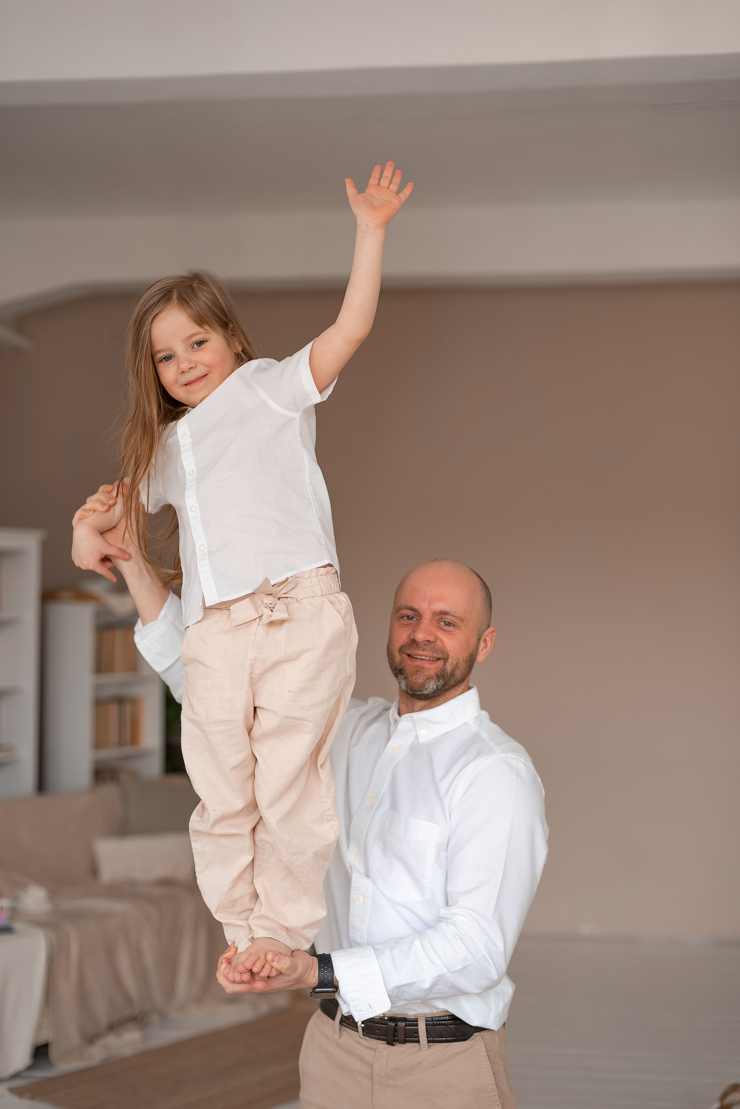 Даша и семья. Фотограф Юлия Кондратьева