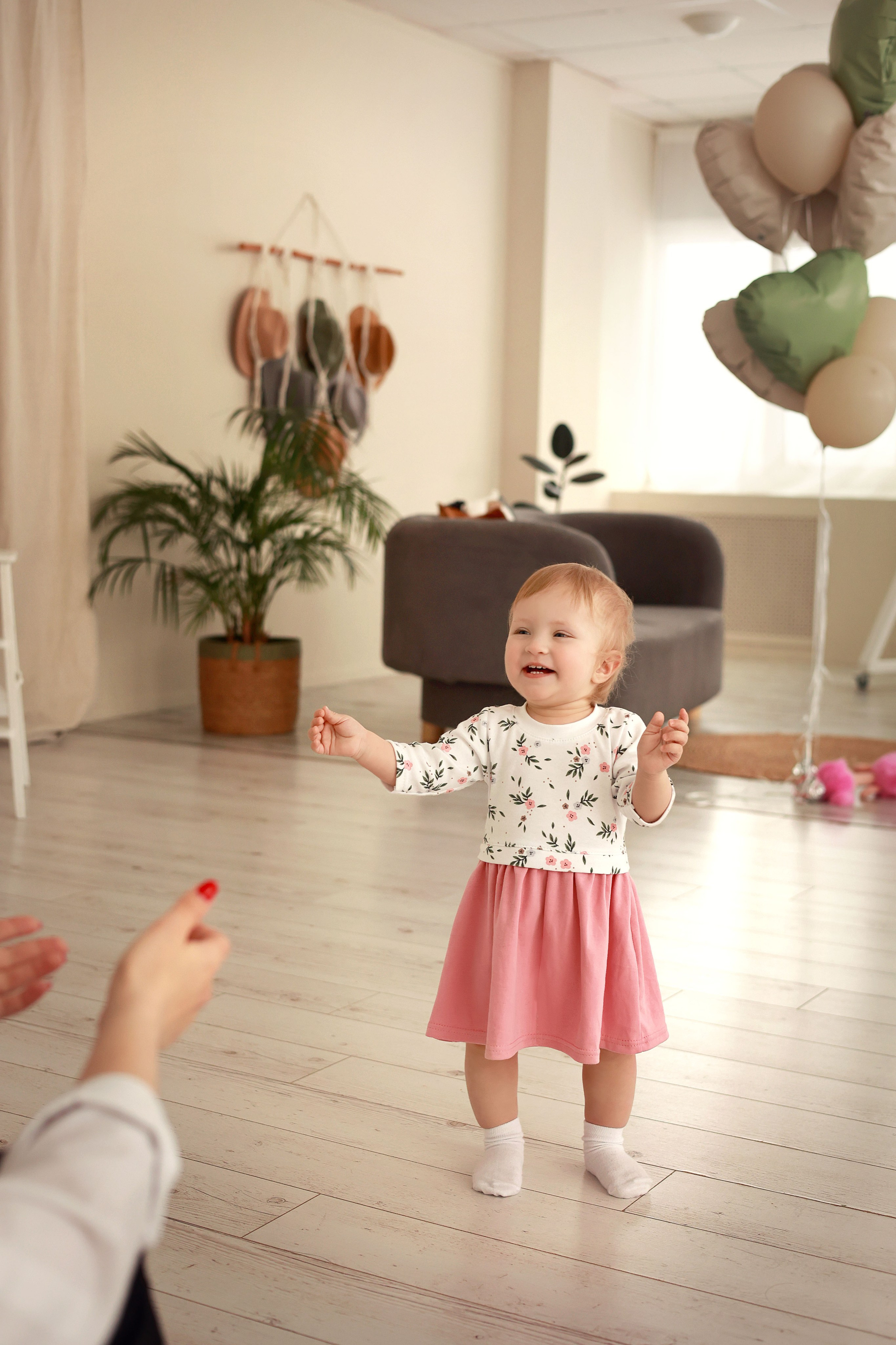 Таечке 1 годик (фотостудия ОКНА). Семейный и детский фотограф в Перми Мария Карабатова