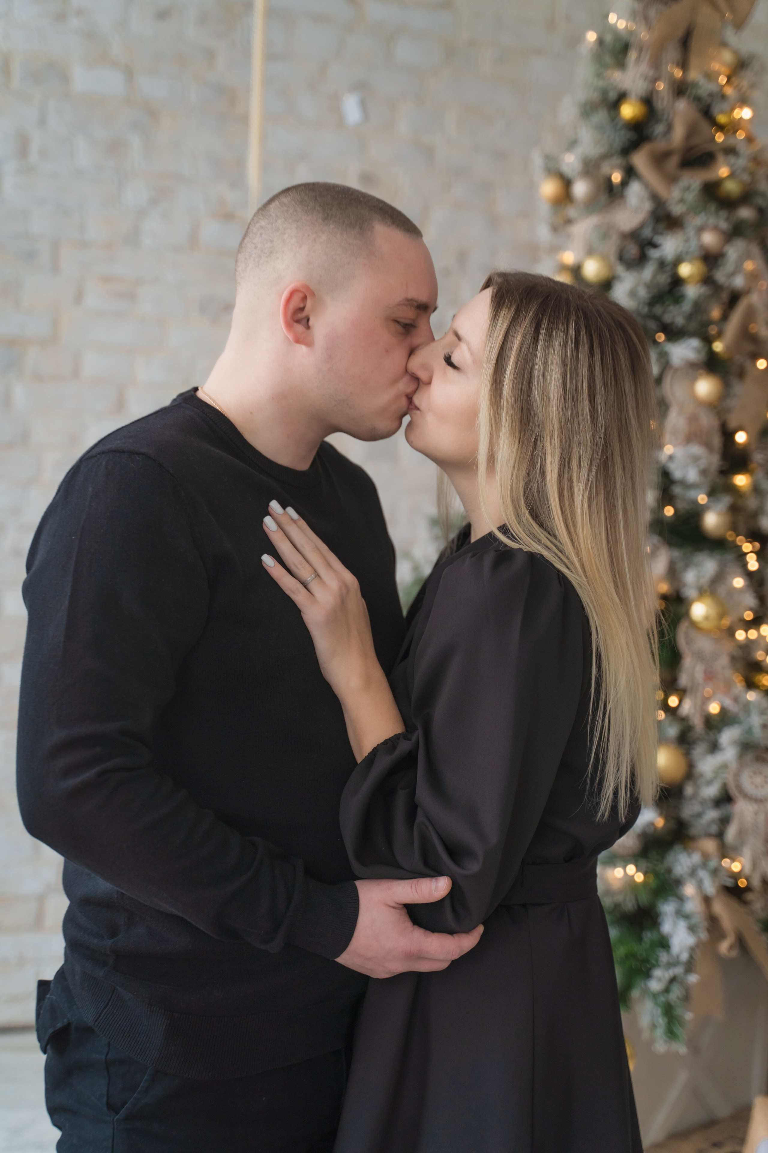 Новогодняя. Анастасия, Николай, Николь. Фотограф в Москве Ленарская Дарья