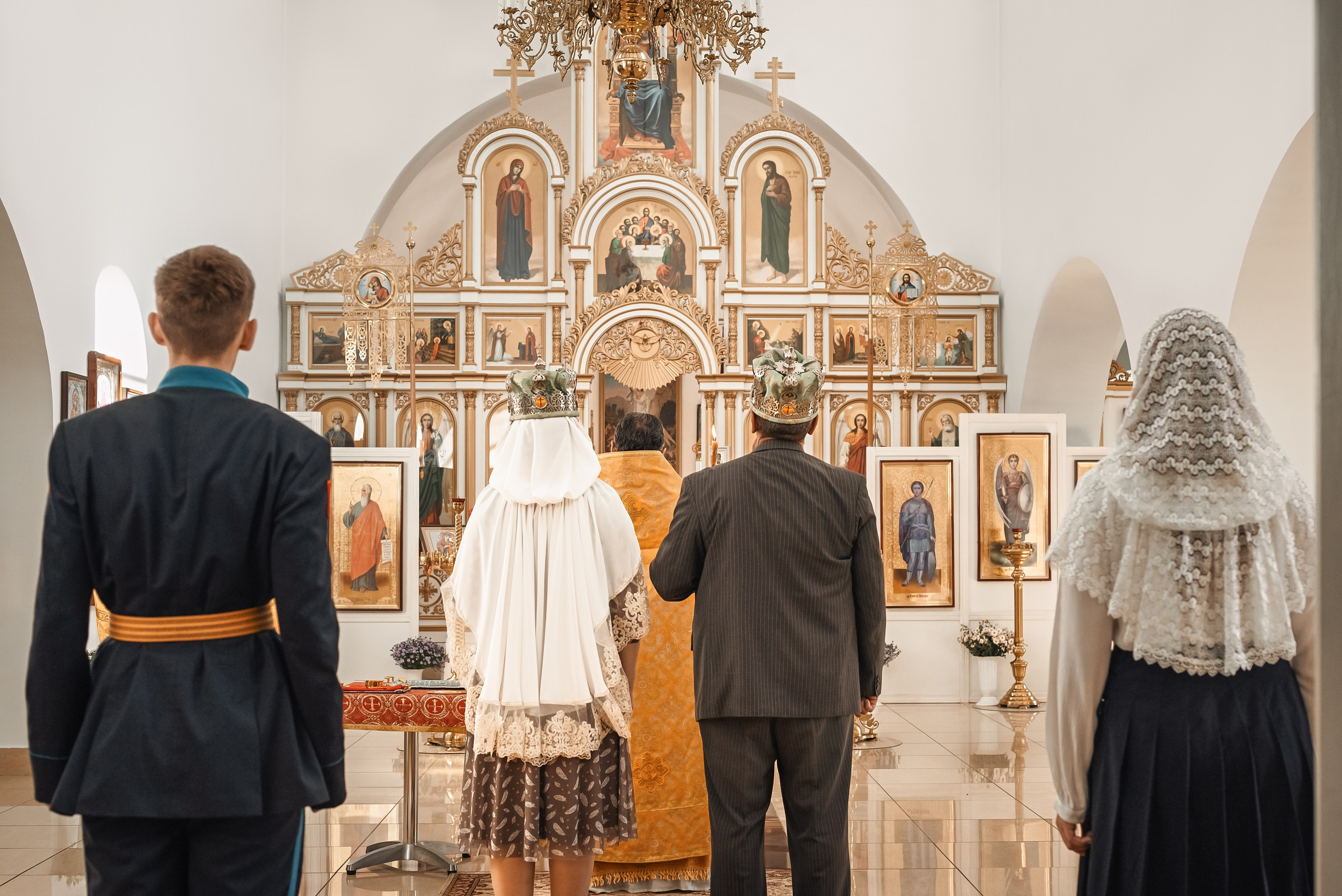 Венчание. С. Нежинка. Церковный фотограф на Таинство Крещения и Венчания в Оренбурге и Оренбургской области Екатерина Белкина